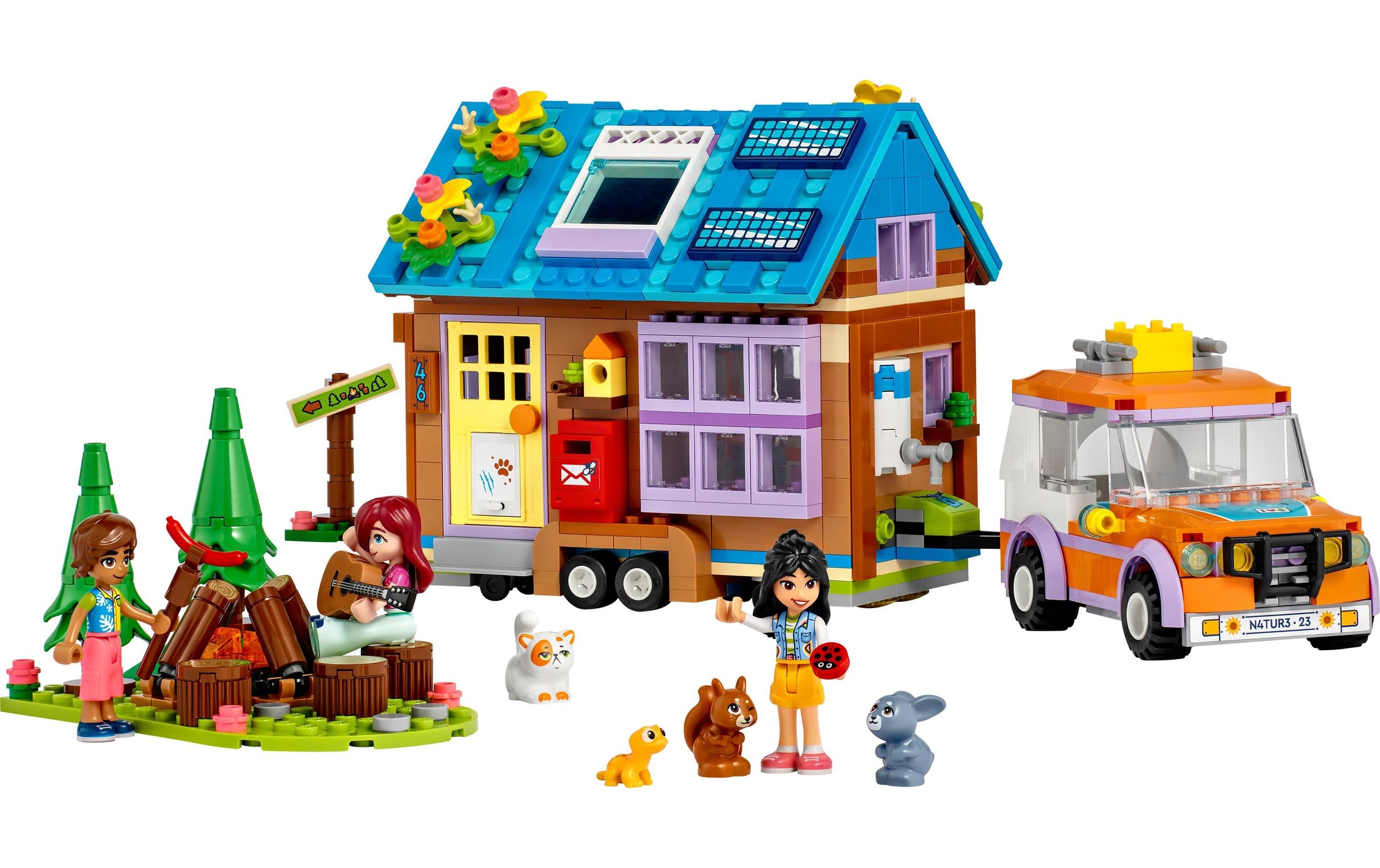 LEGO® Konstruktionsspielsteine »Mobiles Haus«, (785 St.)
