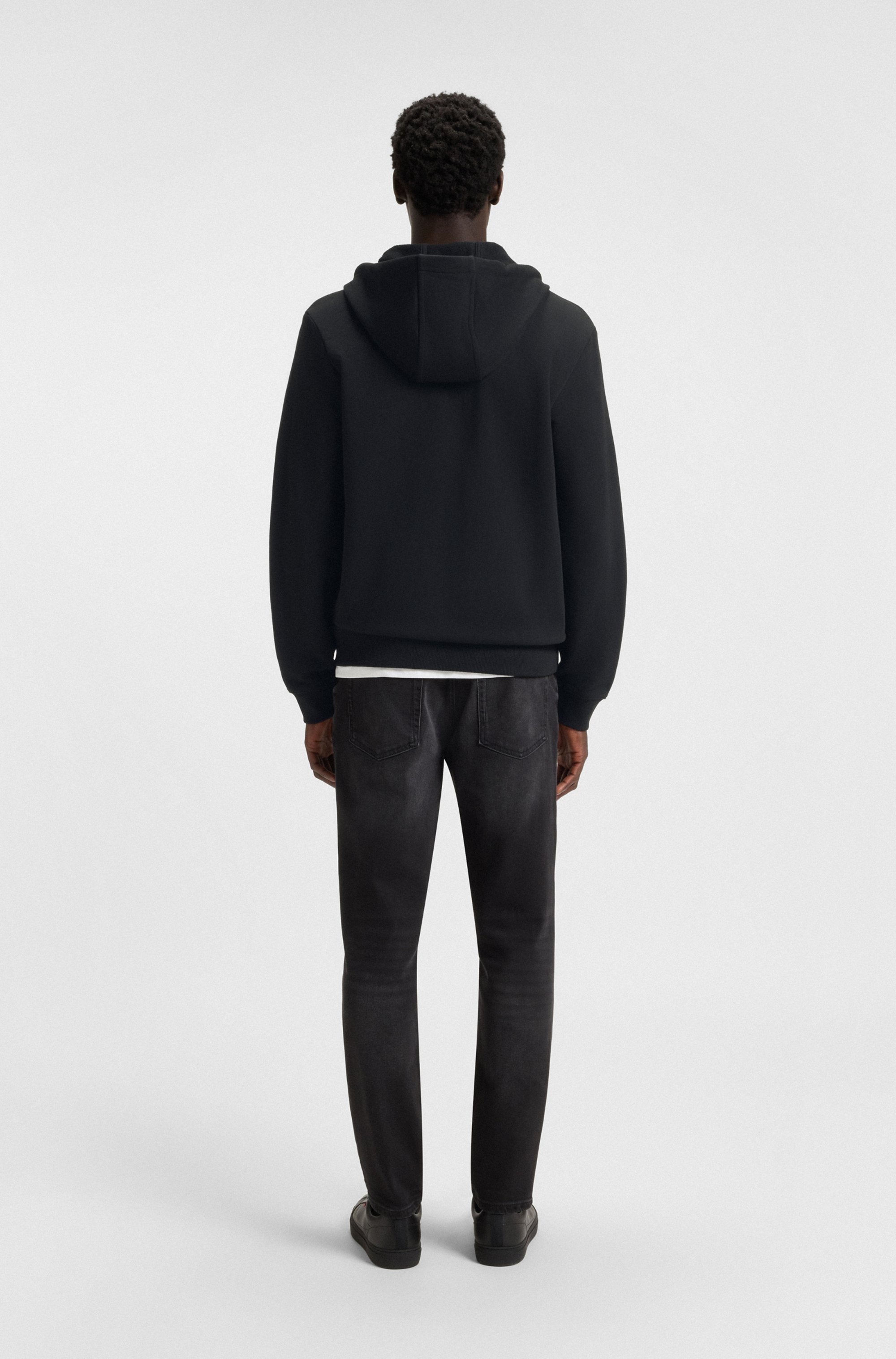 HUGO Kapuzensweatjacke »Daple« Kapuze mit Kordelzug, Regular Fit, HUGO Weblabel