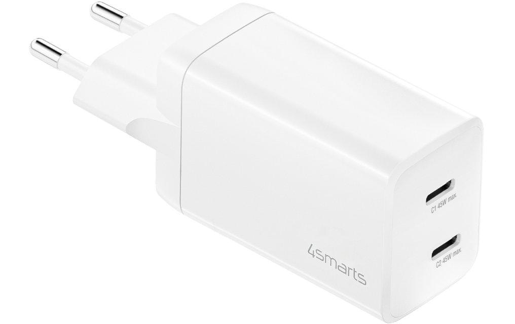 4smarts USB-Ladegerät »PDPlug Dual 2x USB-C 45 W GaN«