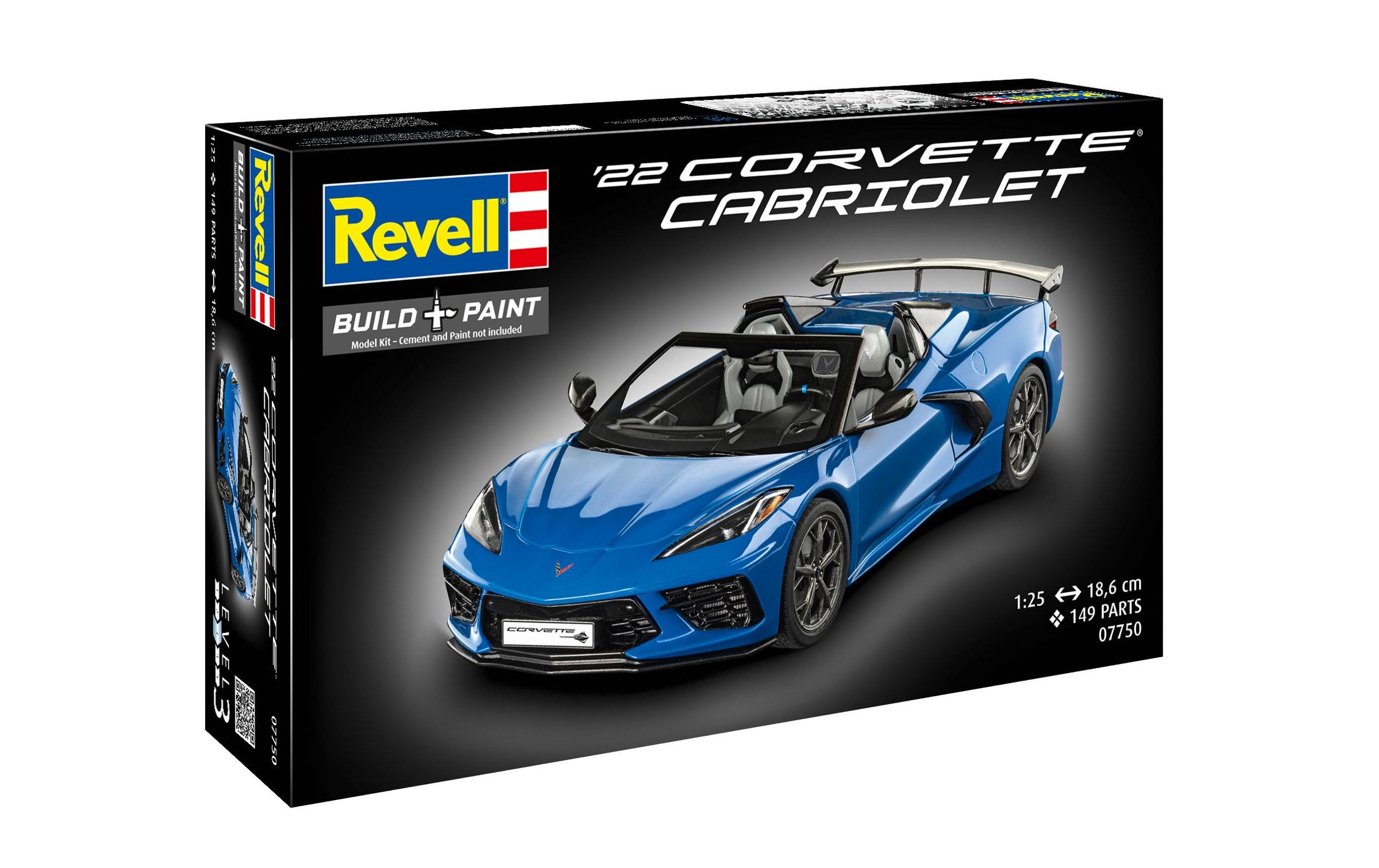 Image of Revell Modellbausatz "Corvette C8 Cabriolet 1:25" 141 Stk. tlg. 1:25
