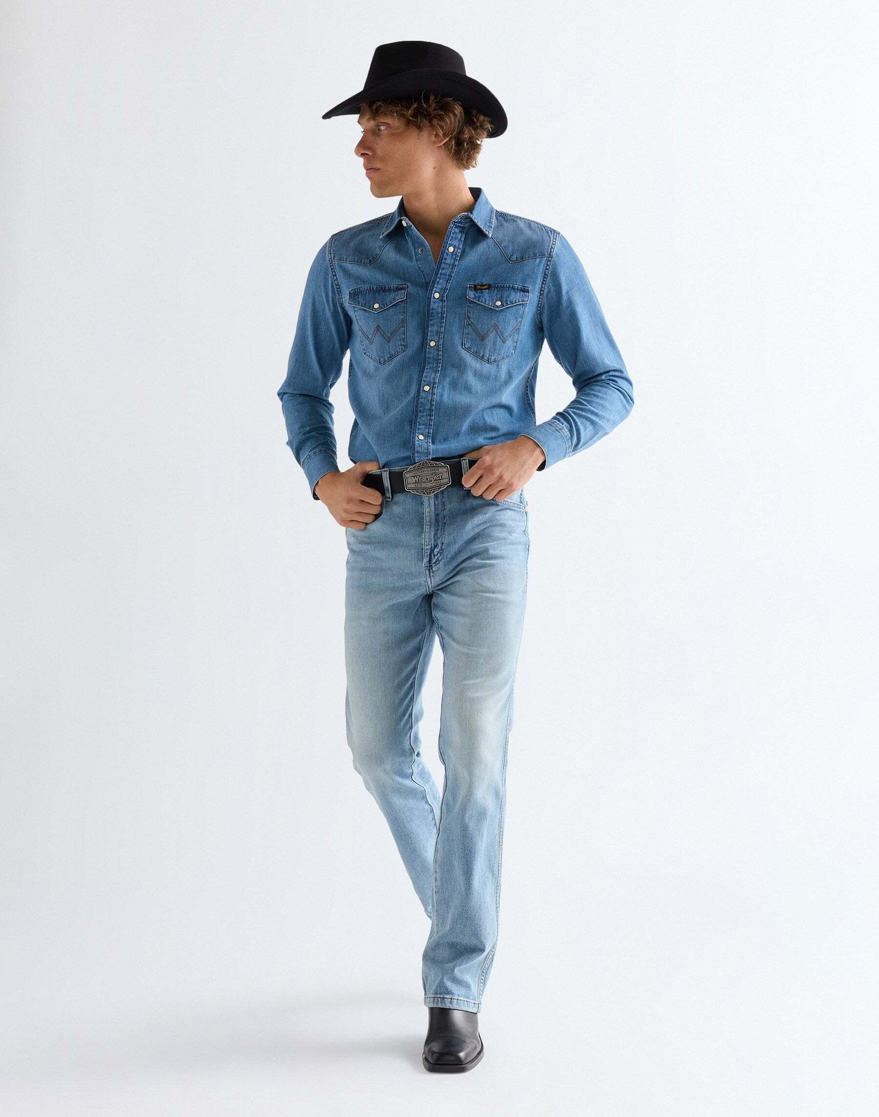 Wrangler Jeanshemd »WRANGLER Jeanshemd Western«
