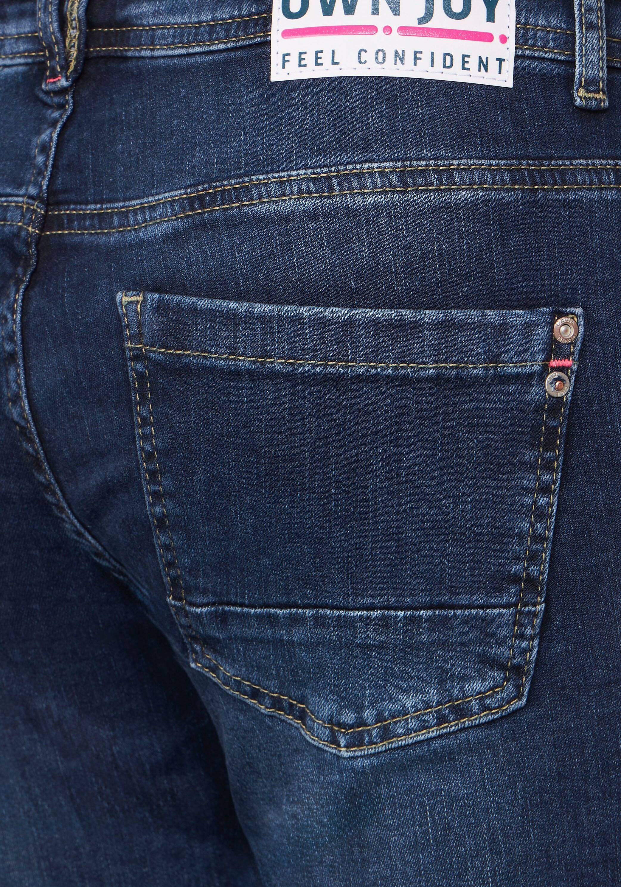 Anhänger Gürtelschlaufe an abnehmbarem mit versandkostenfrei Cecil der bestellen ♕ 5-Pocket-Jeans,