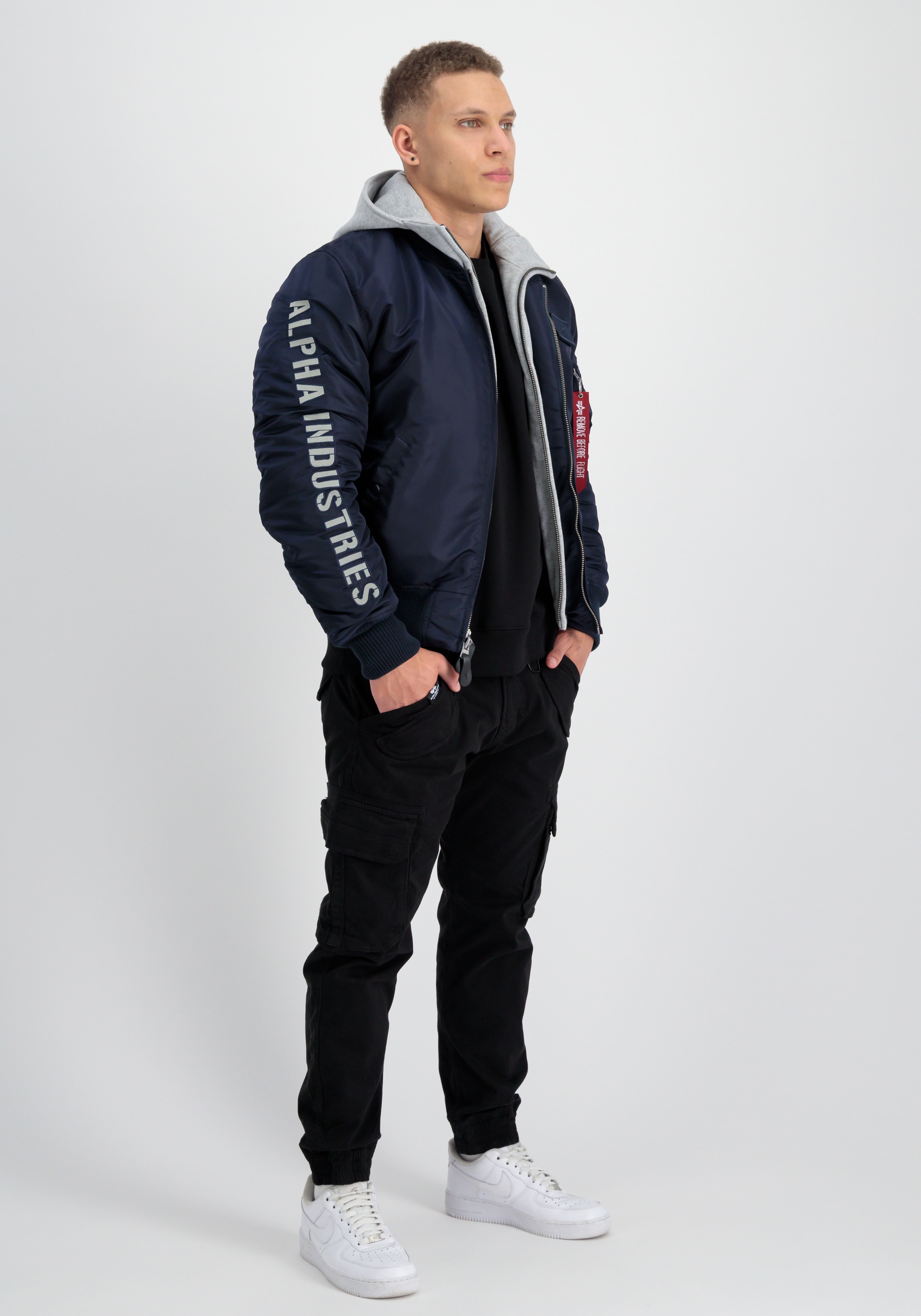 Alpha Industries Bomberjacke »MA-1 D-Tec Sleeve Embroidery«