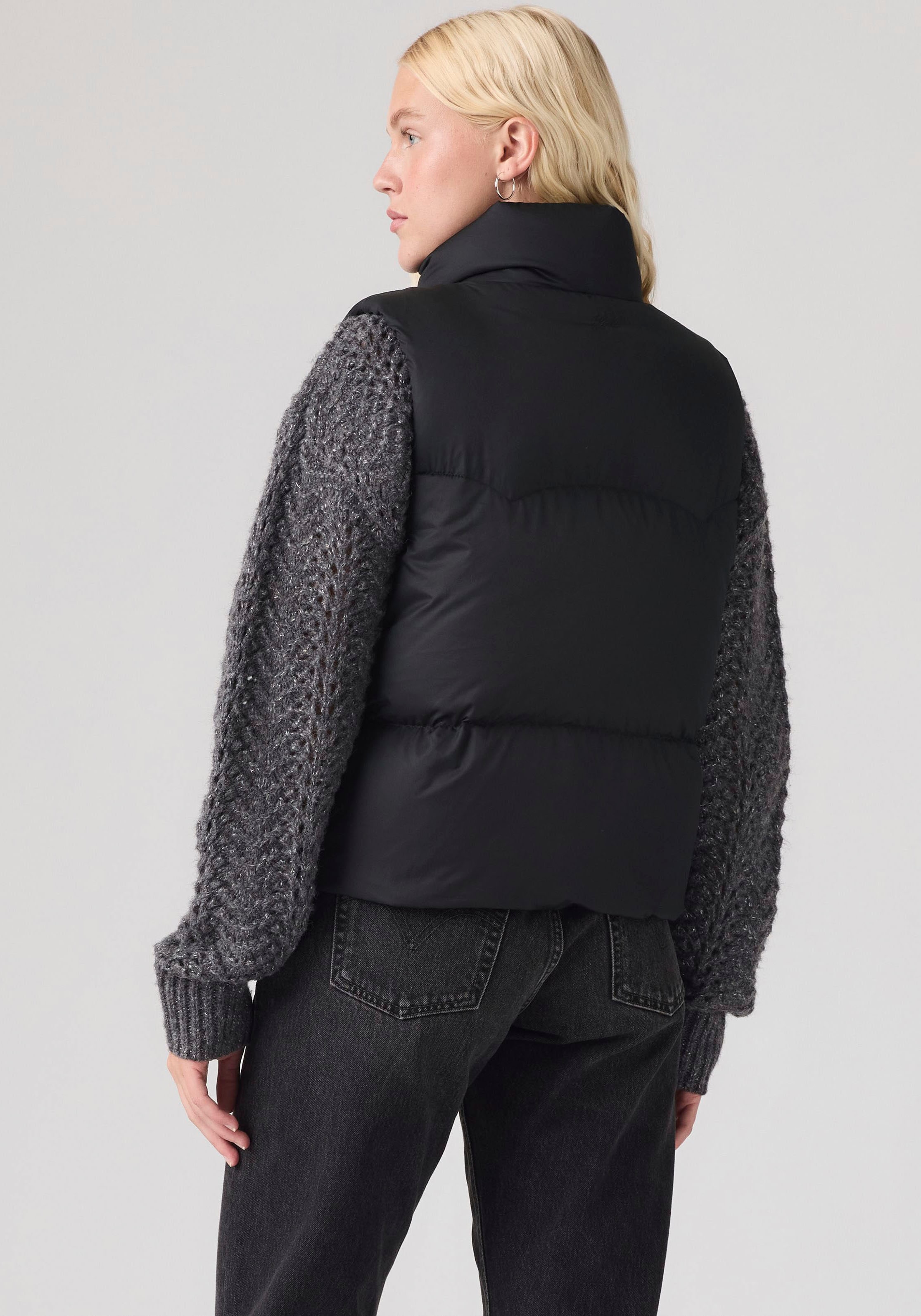 Levi's® Gilet matelassé »TATE BUBBLE PUFFER VEST« fermeture éclair intégrale et fermeture à pression