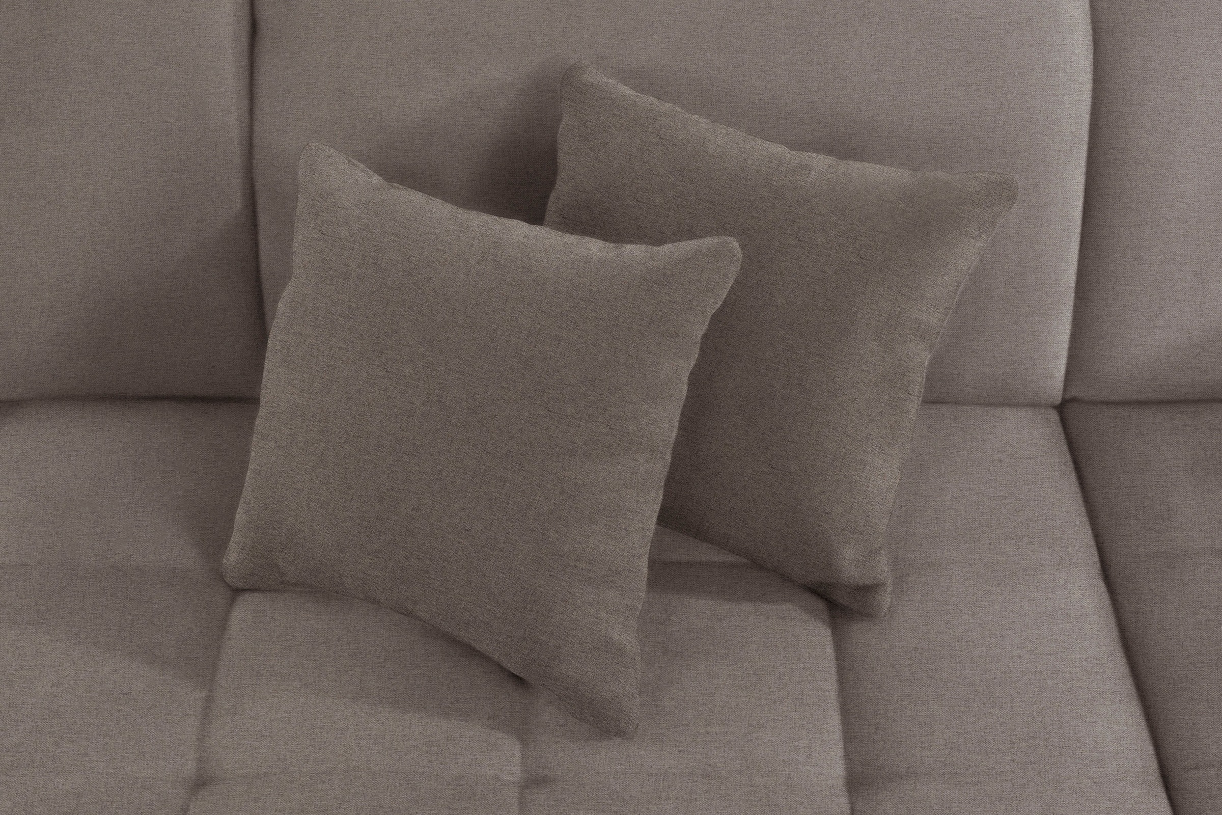DOMO collection Ecksofa »Franzi, zeitlos und elegant, moderne Sitzheftung, L-Form«, wahlweise mit Kopfteilverstellung (dann Breite: 275 cm)