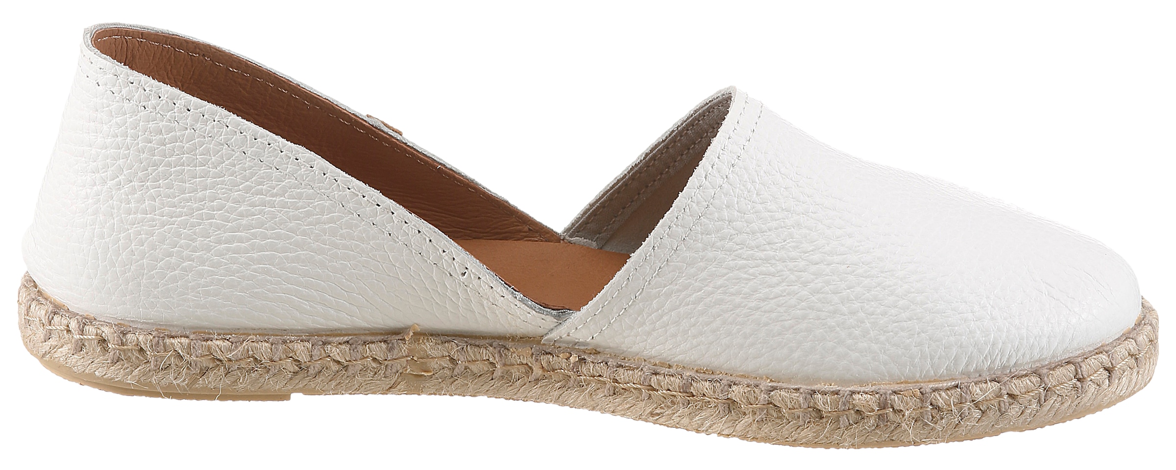 VERBENAS Espadrille »CARMEN«  Mocassin, chaussure d'été, chaussure de vacances, plat avec couture cadre
