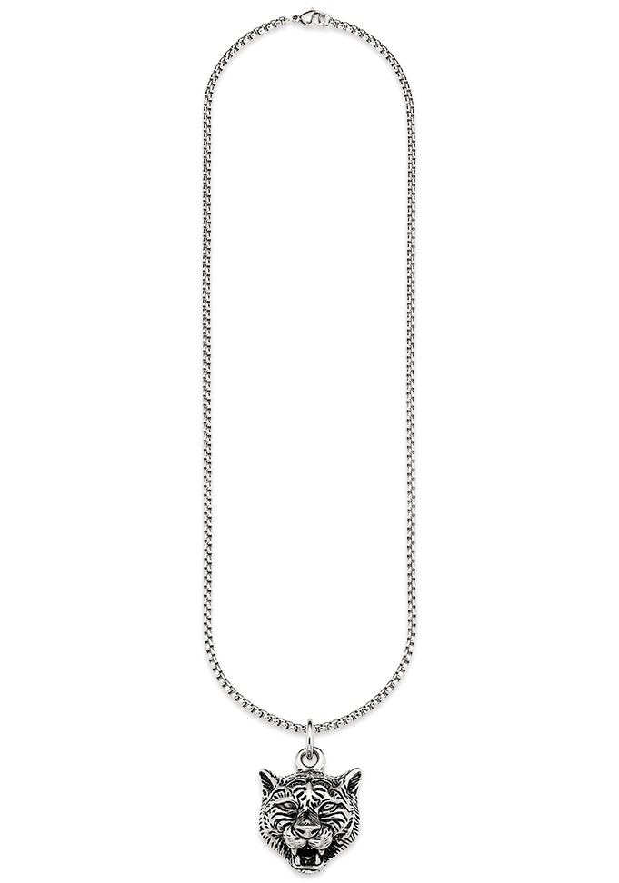 Bruno Banani Kette mit Anhänger "Schmuck Geschenk Halskette Tiger Venezianerkette"
