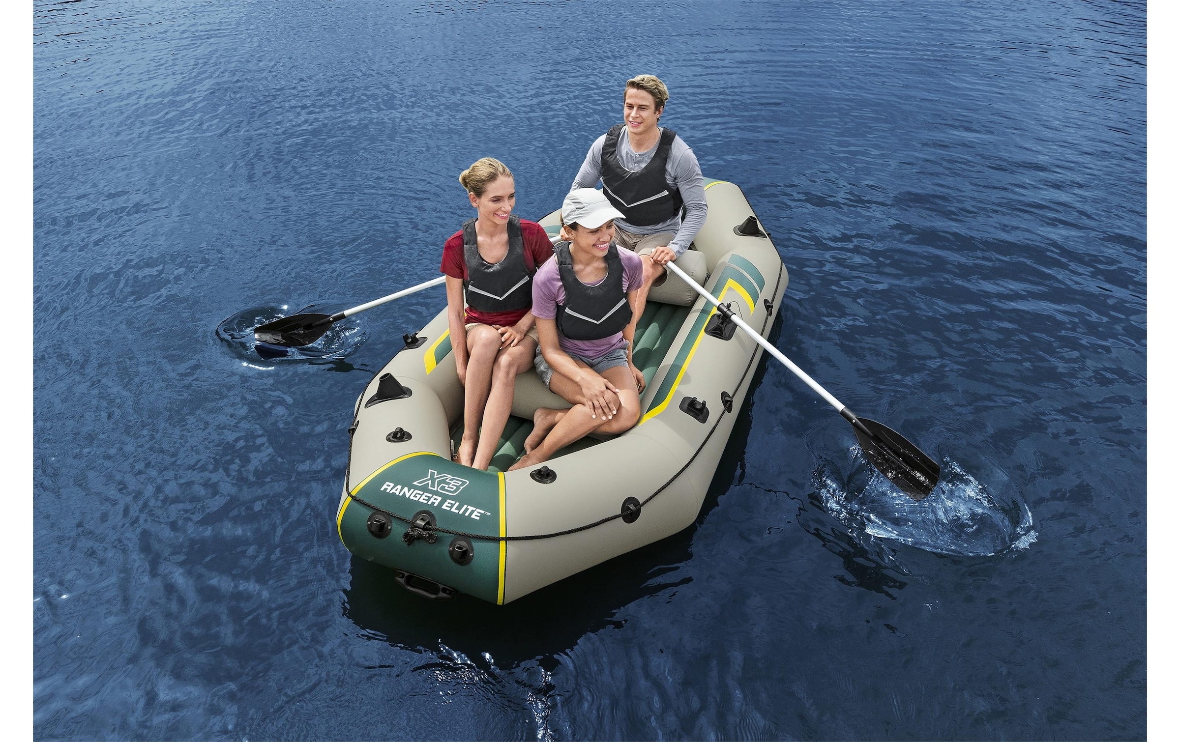 Bestway Schlauchboot »Hydro-Force Komplett-Set Ranger Elite X3« Gummiboot