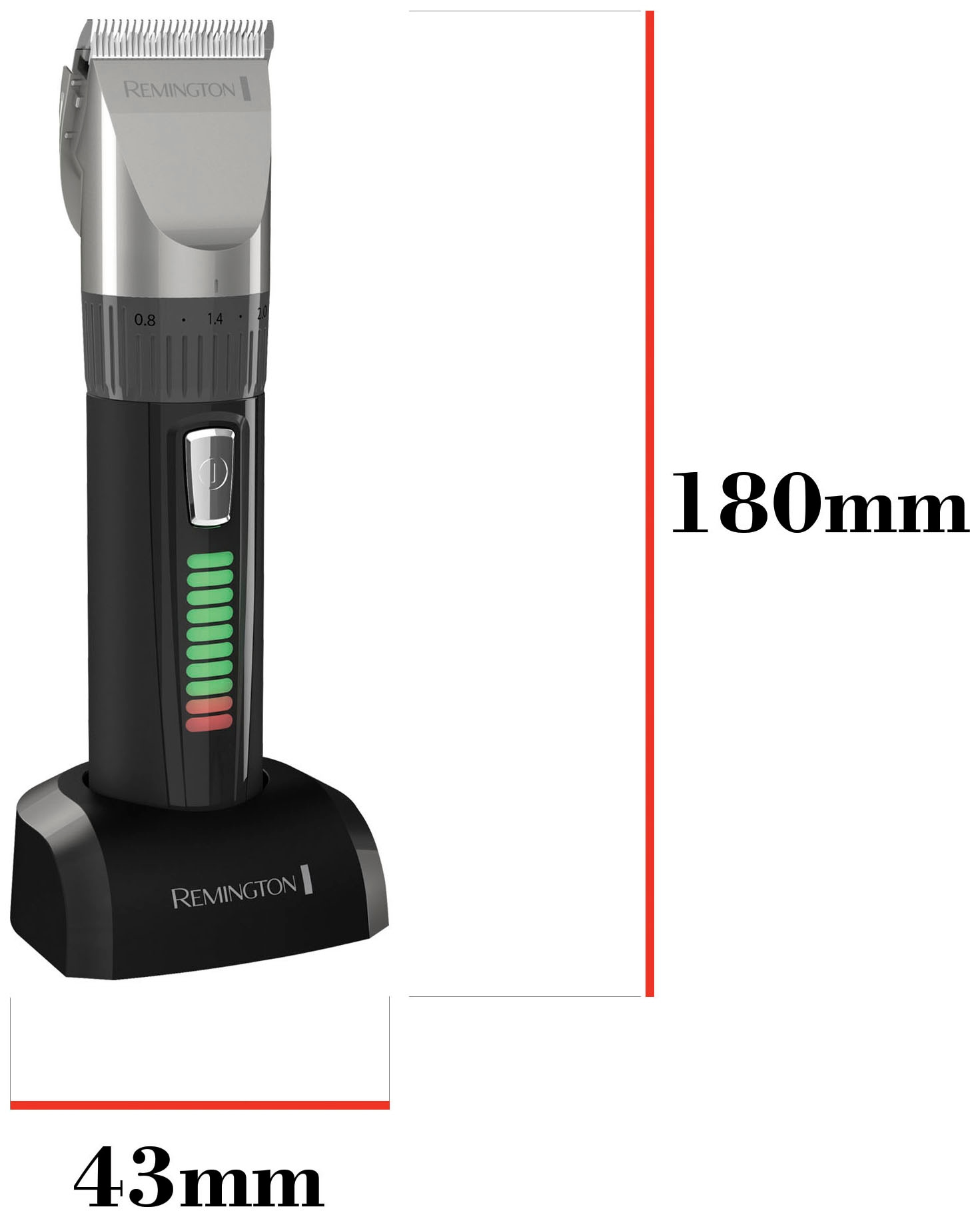 Remington Haarschneider »Genius, HC5810 -«, elektr. Haarschneider für Herren, Netz-/Akkubetrieb, Profi-Alukoffer