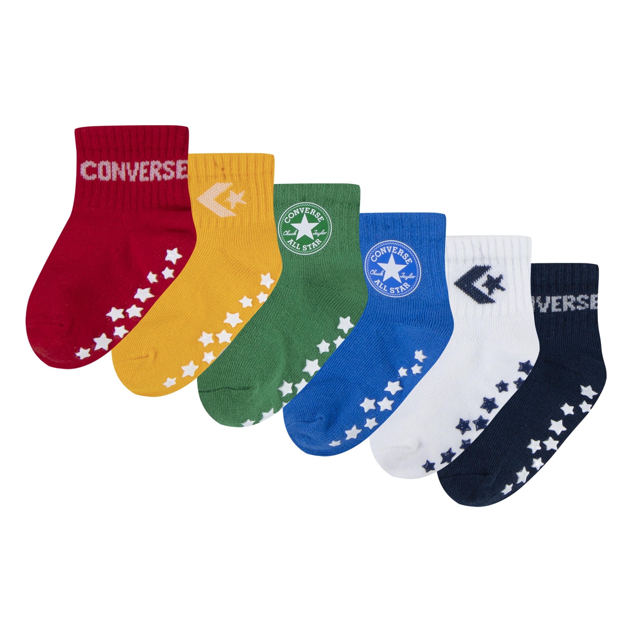 Converse Socken »CHN CORE 6PK GRIP INF TOD SCKS«, (6 Paar), für Babys