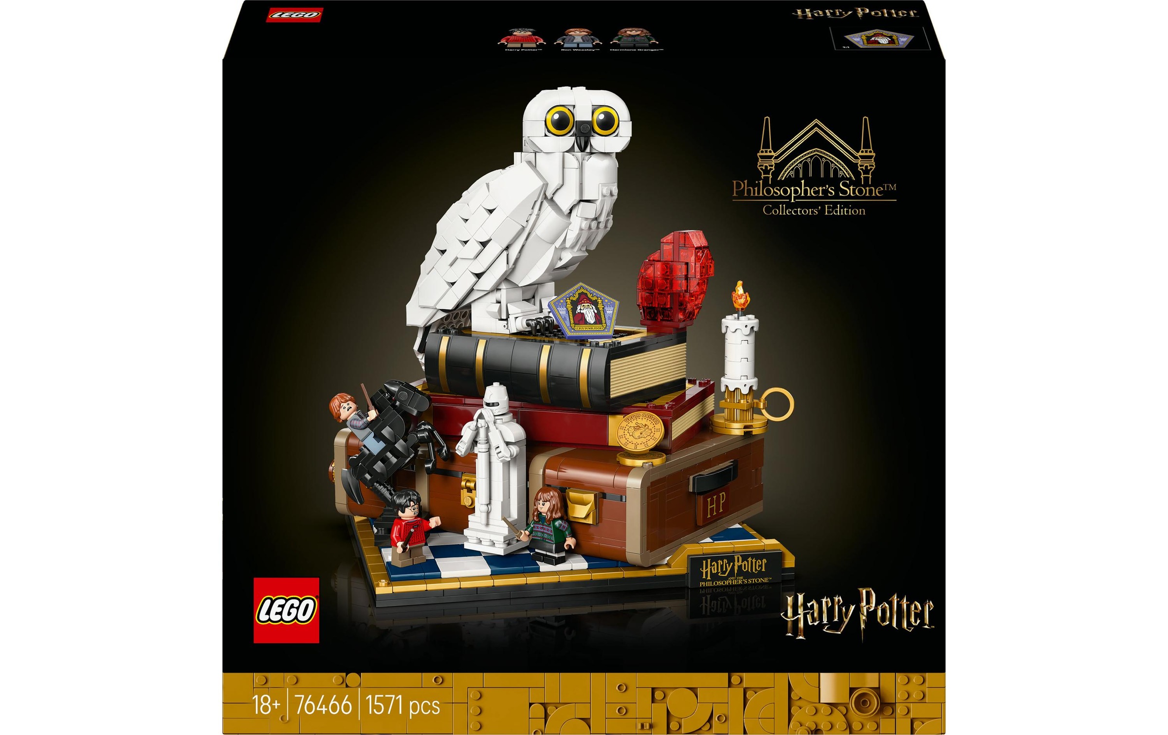 Image of Konstruktionsspielsteine "Harry Potter Stein der Weisen – Sammleredition 76466" Kategorie: Film