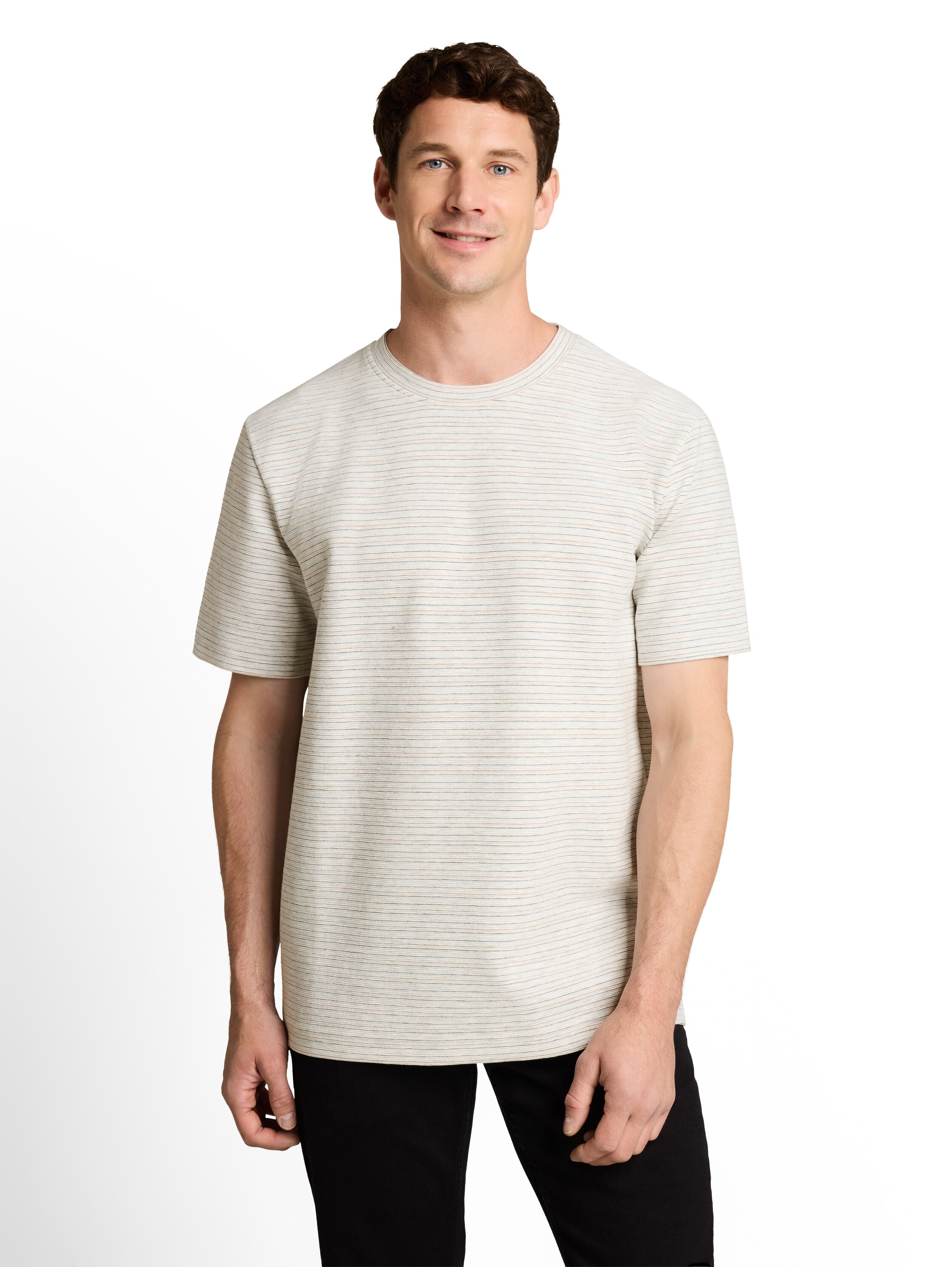 Image of TOM TAILOR Kurzarmshirt Sommershirt mit feinen Streifen