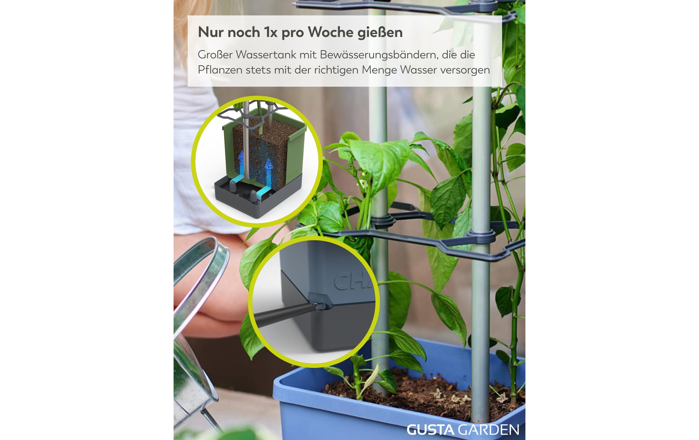 Gusta Garden Anzuchttopf »Charly Chili XL«