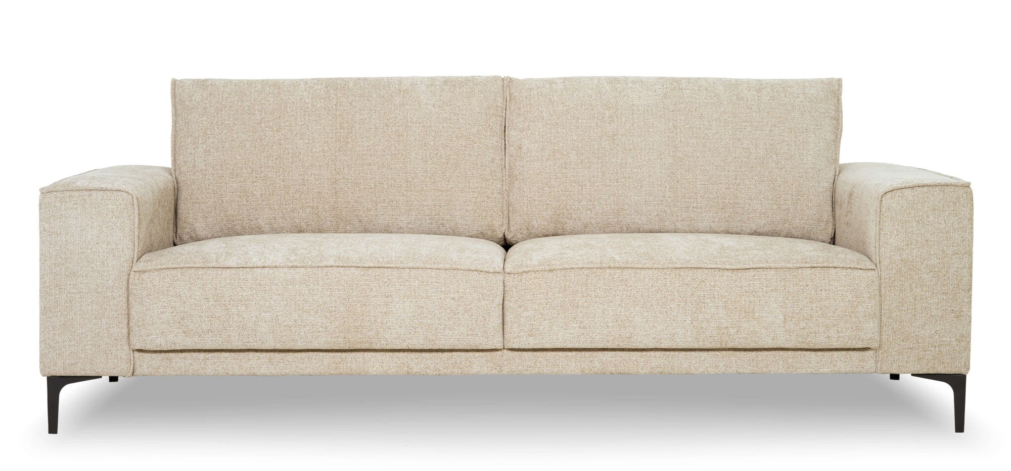 GOODproduct 3-places »OLAND, B: 224 cm - Skandi-Design, Chenille-Bezug« Struktur, Flachgewebe, Luxus-Microfaser, Boucle
