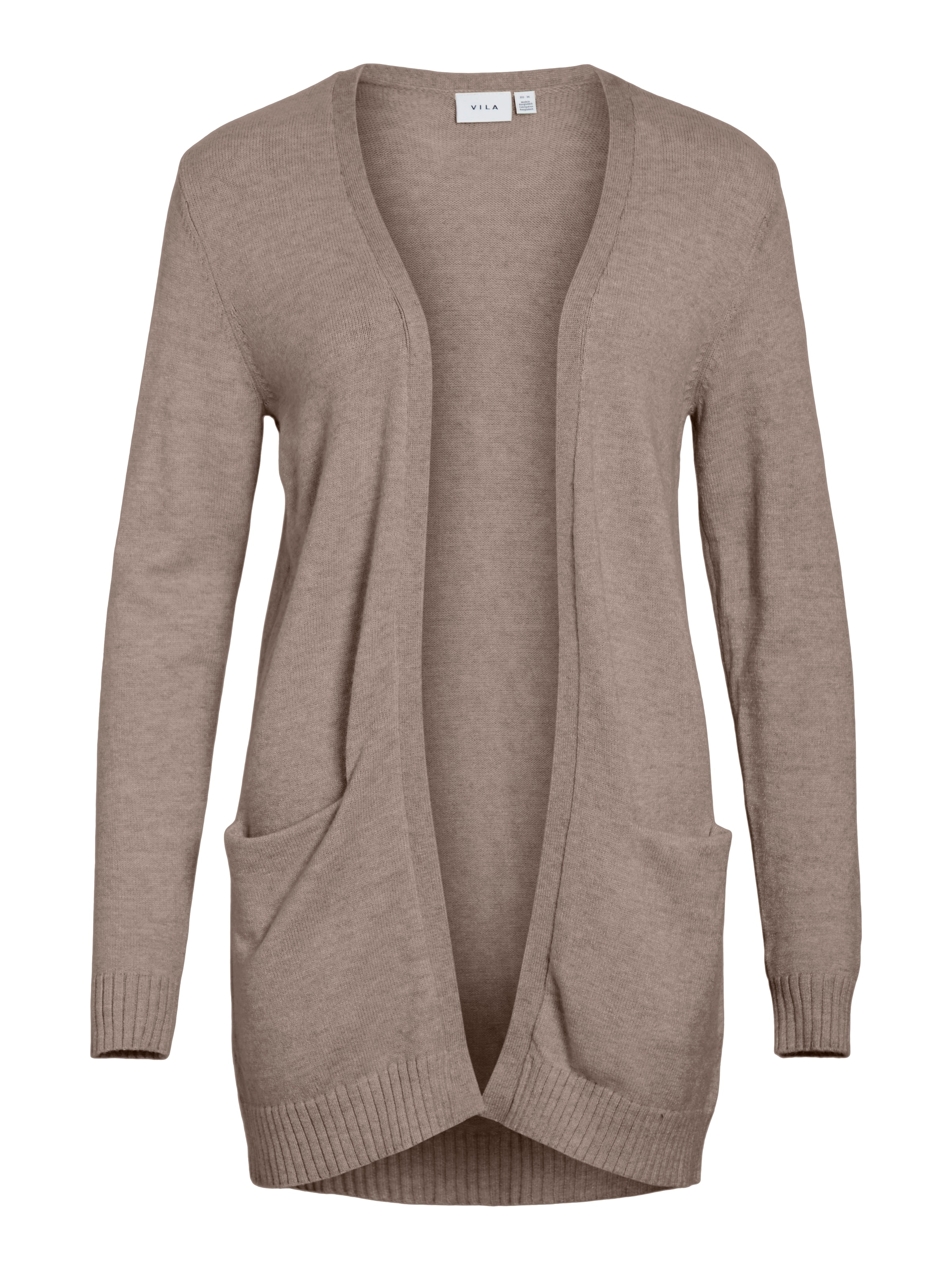 Vila Strickjacke »VIRIL OPEN L/S KNIT CARDIGAN - NOOS« Viskosemischung, regular fit