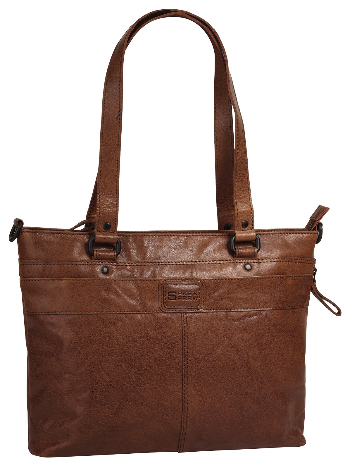 Spikes & Sparrow Shopper echt Leder