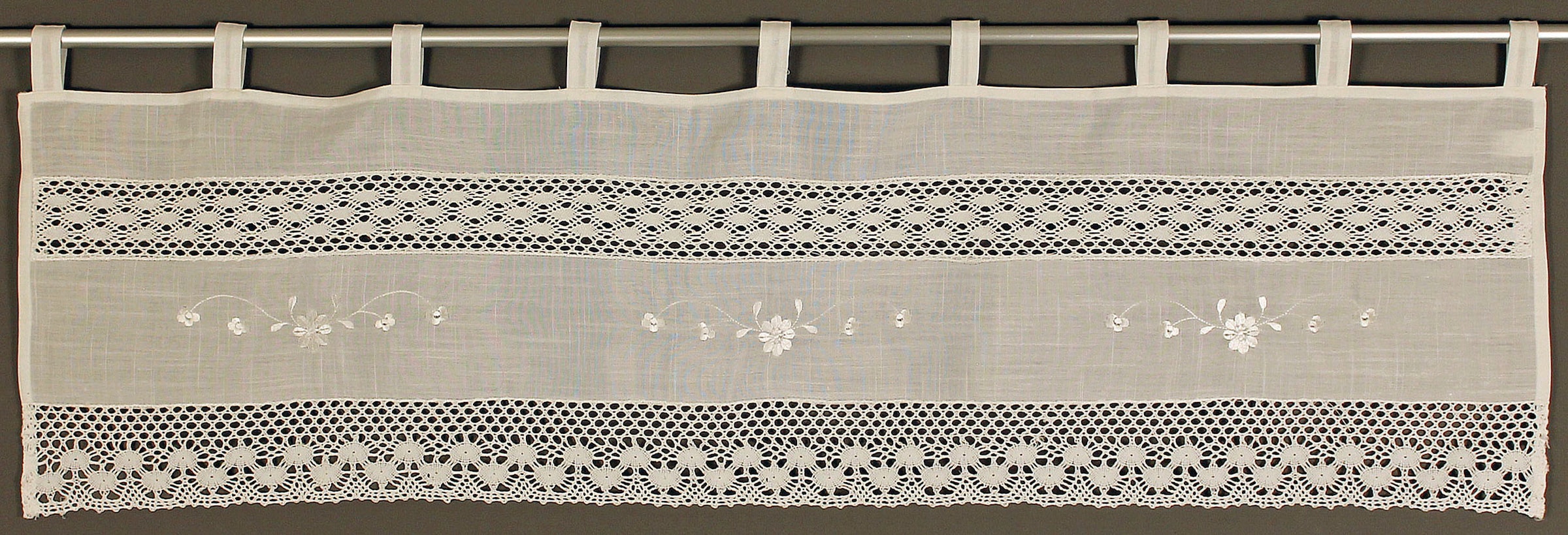 HOSSNER - ART OF HOME DECO Querbehang »Drachensee«, (1 St.), m. Spitze