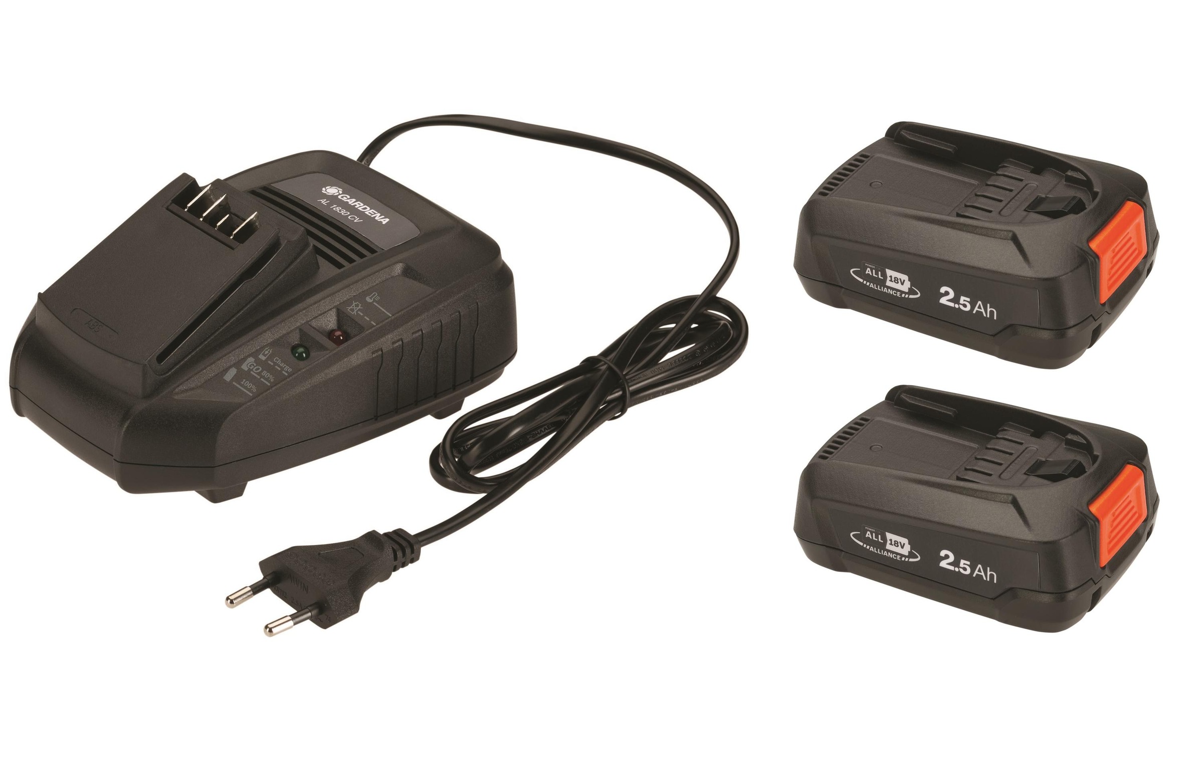 GARDENA Akkurasenmäher »Akku-Rasenmäher PowerMax 32 / 36 V Set«