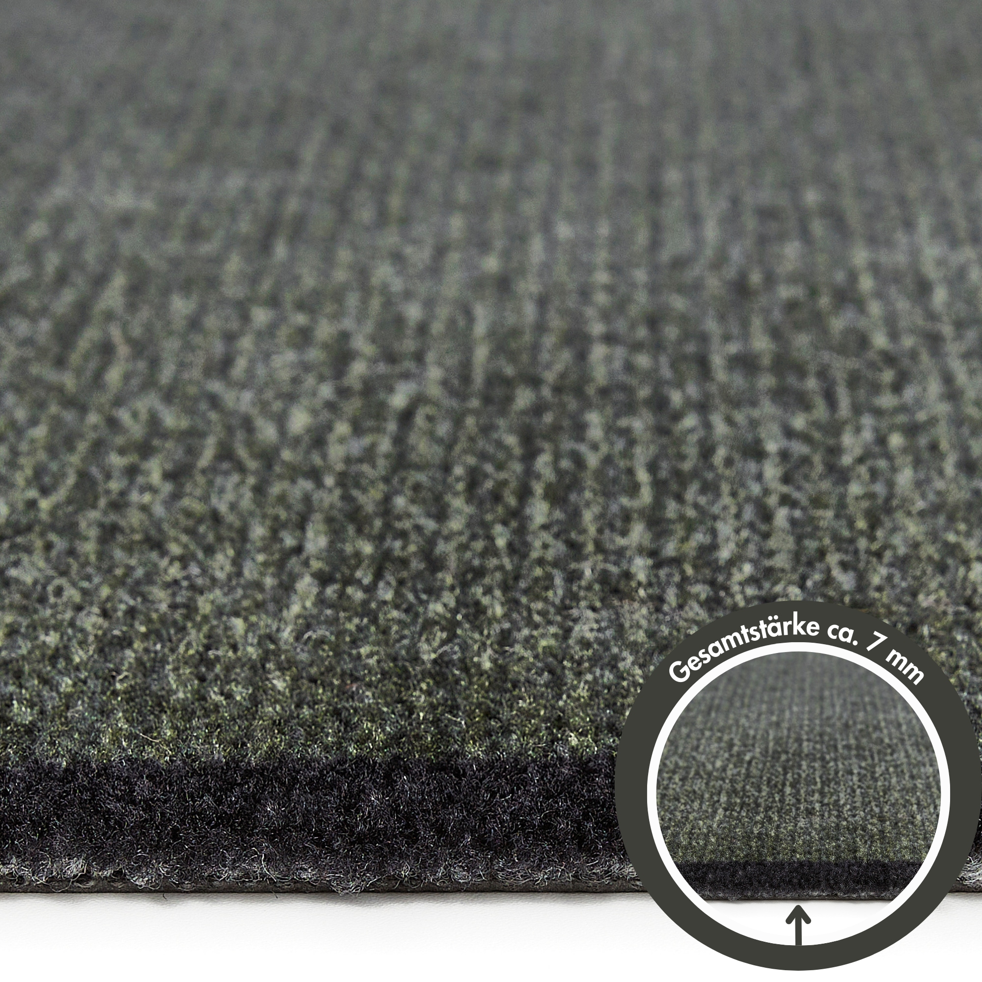 Barbara Becker Fussmatte »Gentle Schmutzfangmatte & Läufer, Made in Belgium« rechteckig 7 mm Höhe Schmutzfangteppich, Schmutzmatte, dezentes Streifen Design, waschbar