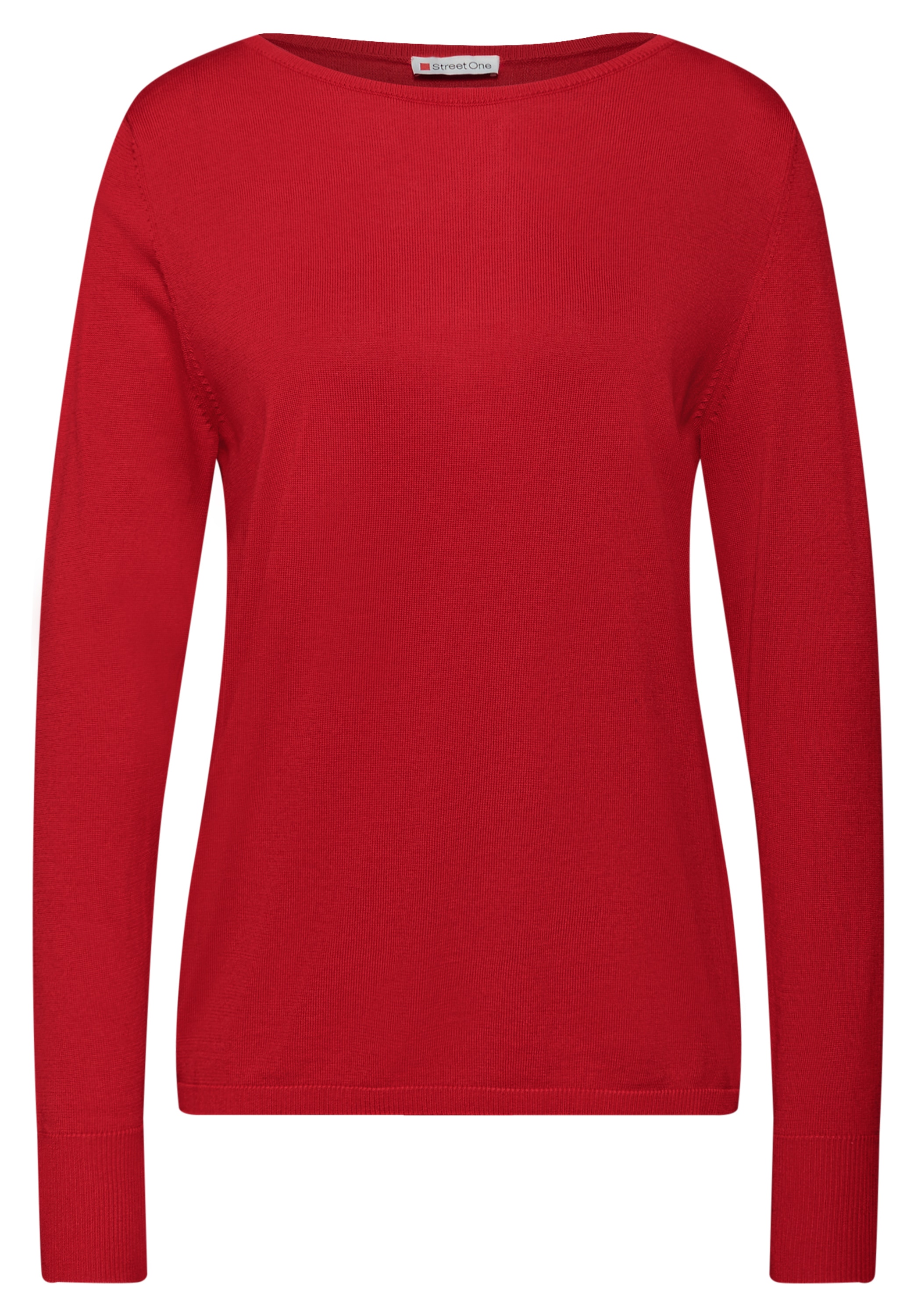 STREET ONE Strickpullover, mit U-Boot-Ausschnitt