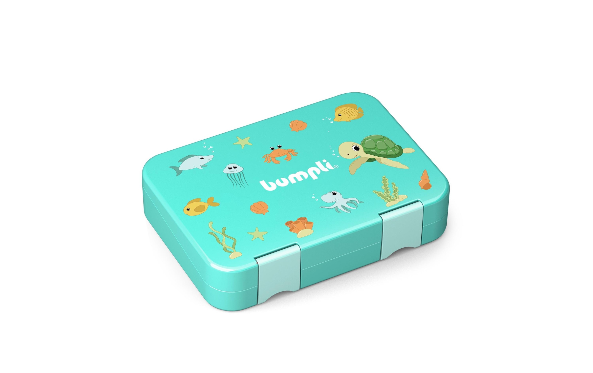 Lunchbox »bumpli 6 Fächer Mint Lumi«, (1 tlg.)