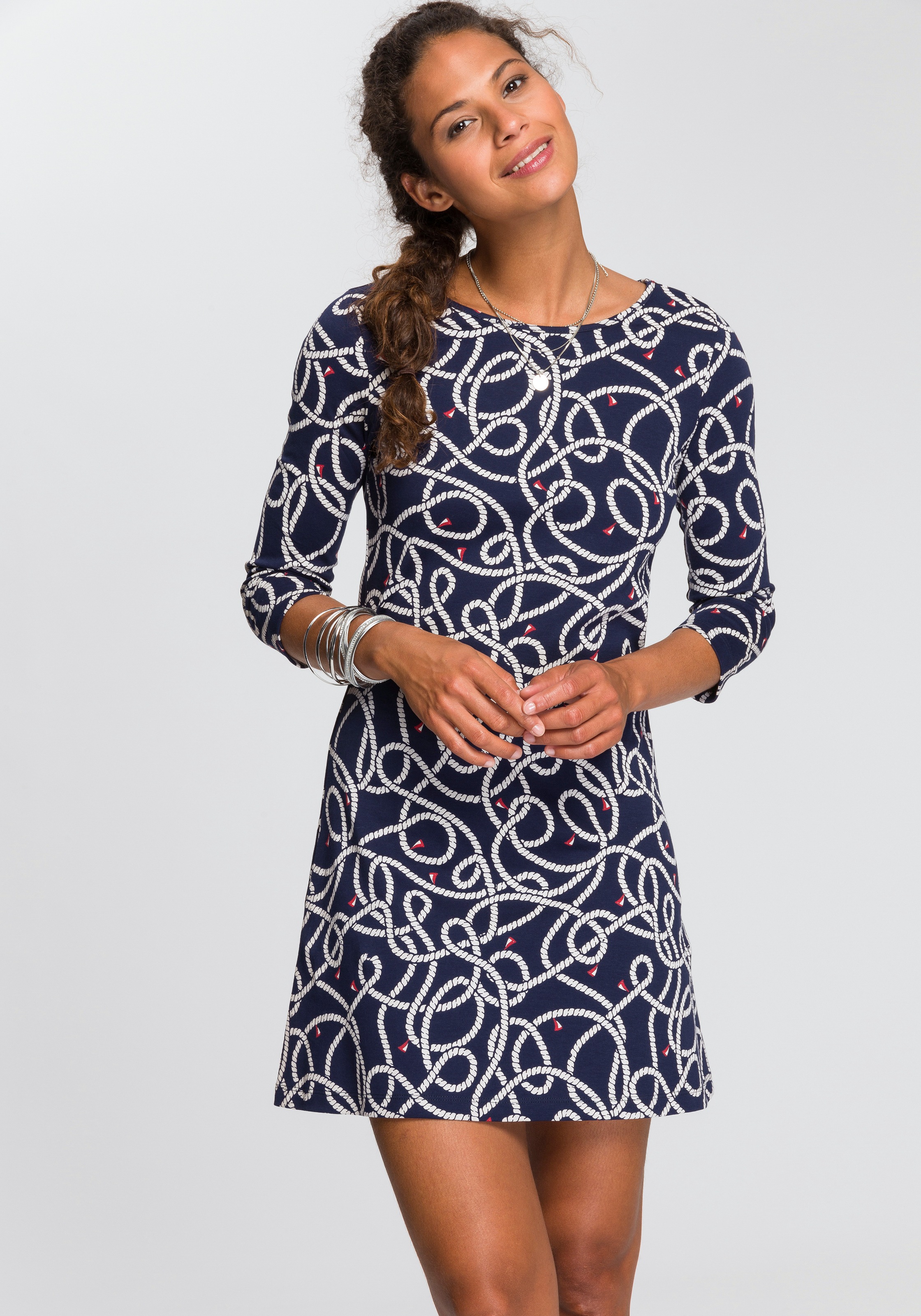 Image of TOM TAILOR Polo Team Jerseykleid, in kurzer Form mit verschiedenen Dessins bei Ackermann Versand Schweiz