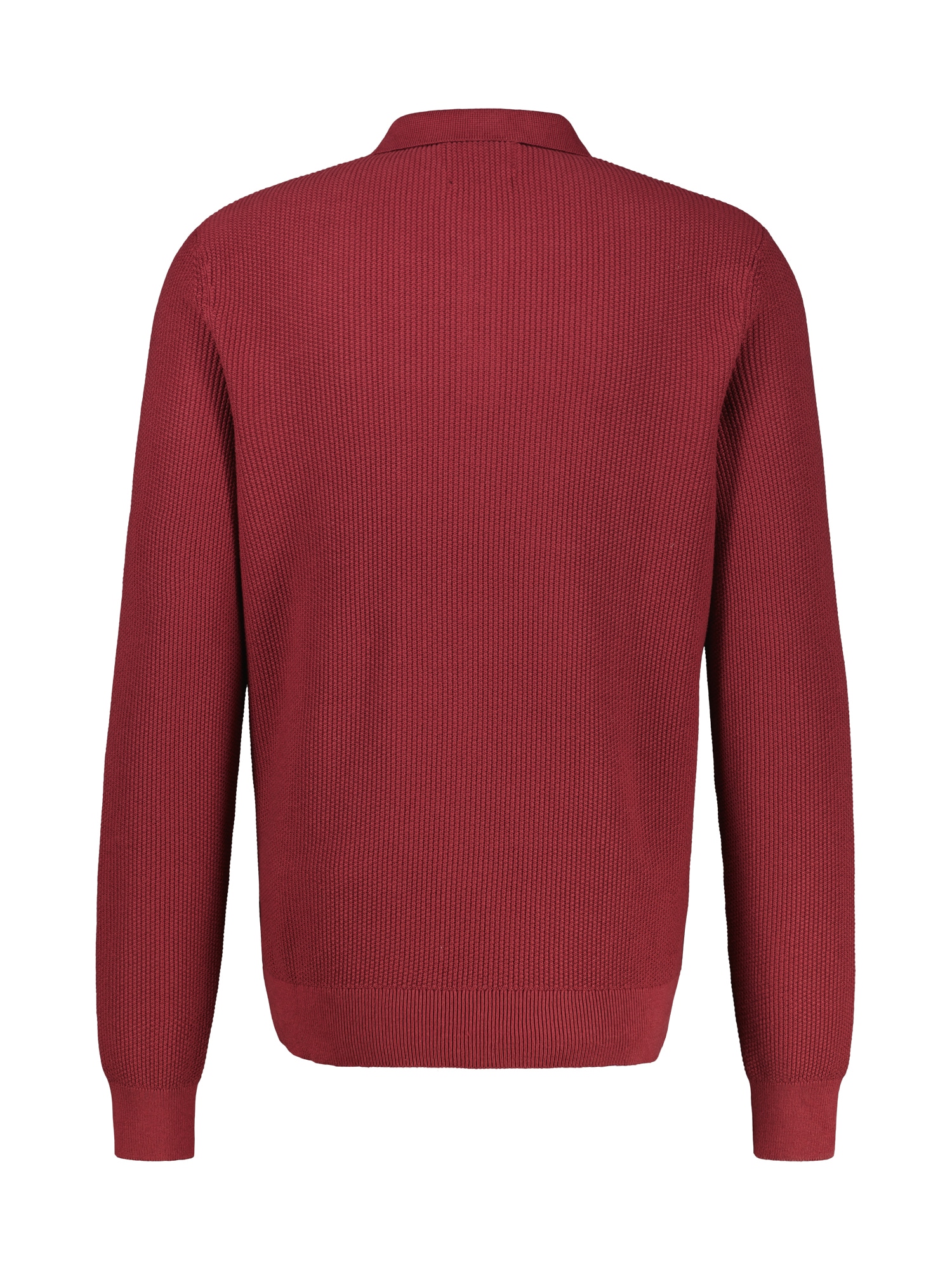 LERROS Strickpullover »LERROS Langarmpoloshirt, gestrickt«