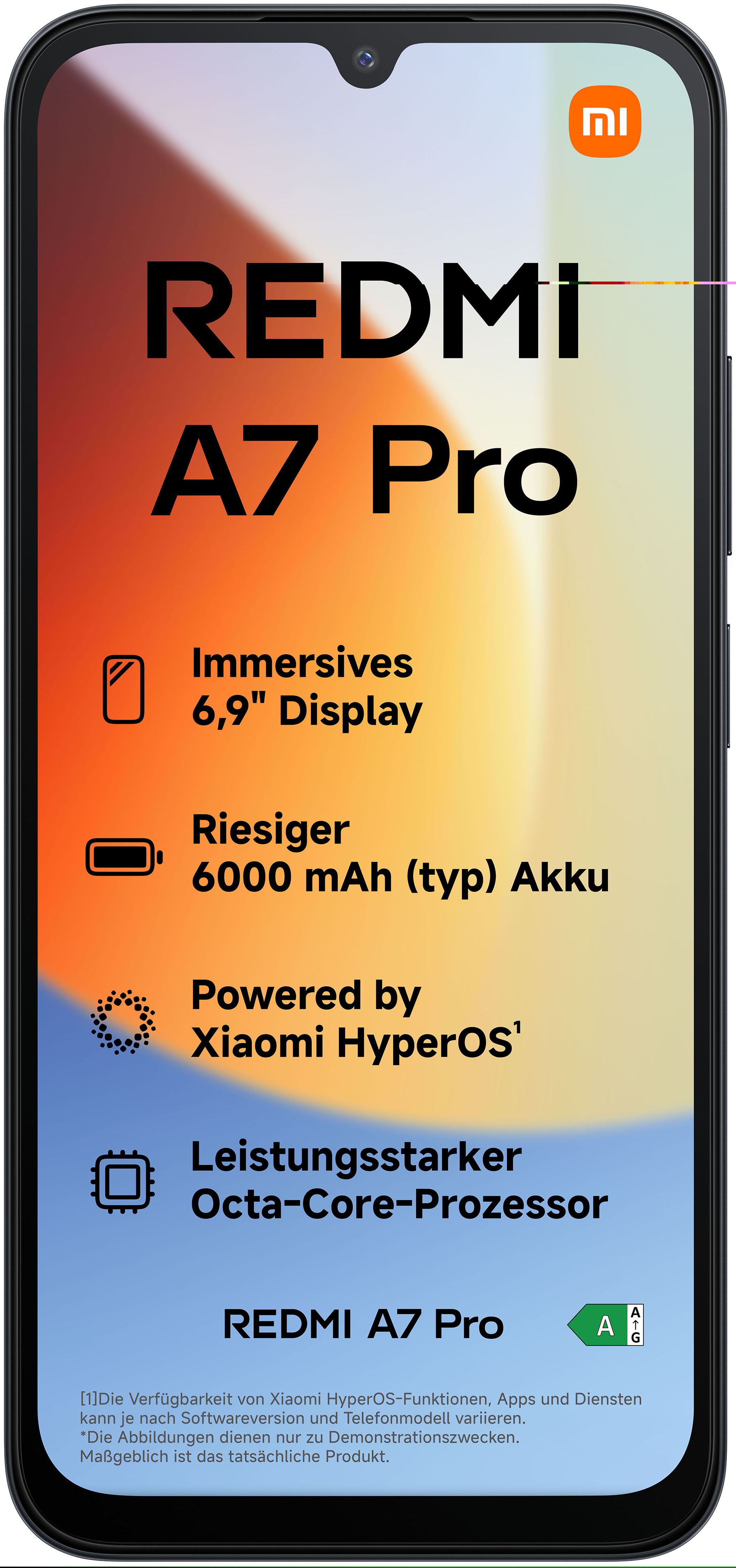 Xiaomi Smartphone »Redmi A7 Pro 4+64 GB« noir