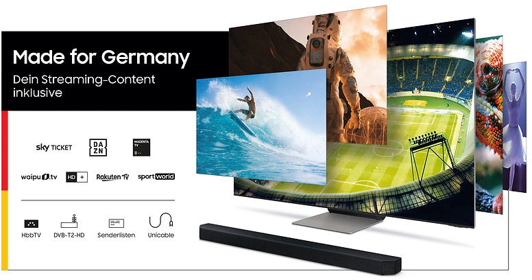 Samsung LED-Fernseher »GU75AU7179U«, 4K Ultra HD, Smart-TV, HDR,Crystal Prozessor 4K,Q-Symphony,Contrast Enhancer