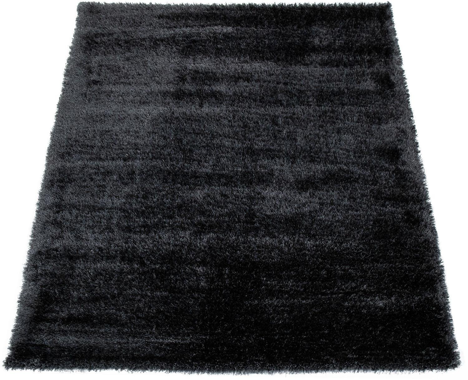 Image of Paco Home Hochflor-Teppich »Touch 100«, rechteckig, 45 mm Höhe, weicher Uni Shaggy mit Glanz Garn, Wohnzimmer bei Ackermann Versand Schweiz