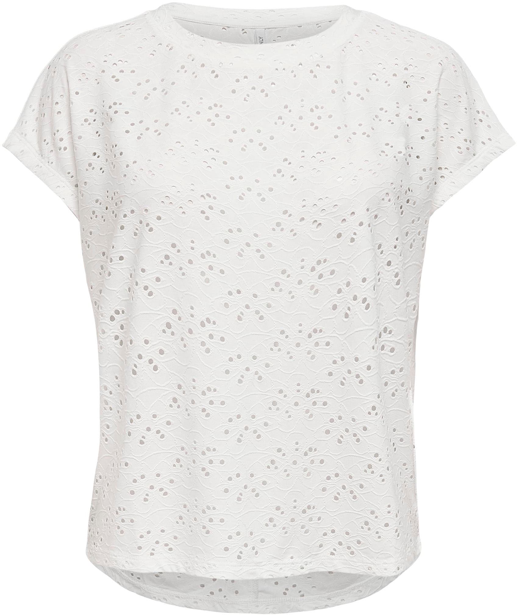 ONLY Kurzarmshirt »ONLSMILLA S/S TOP JRS NOOS«