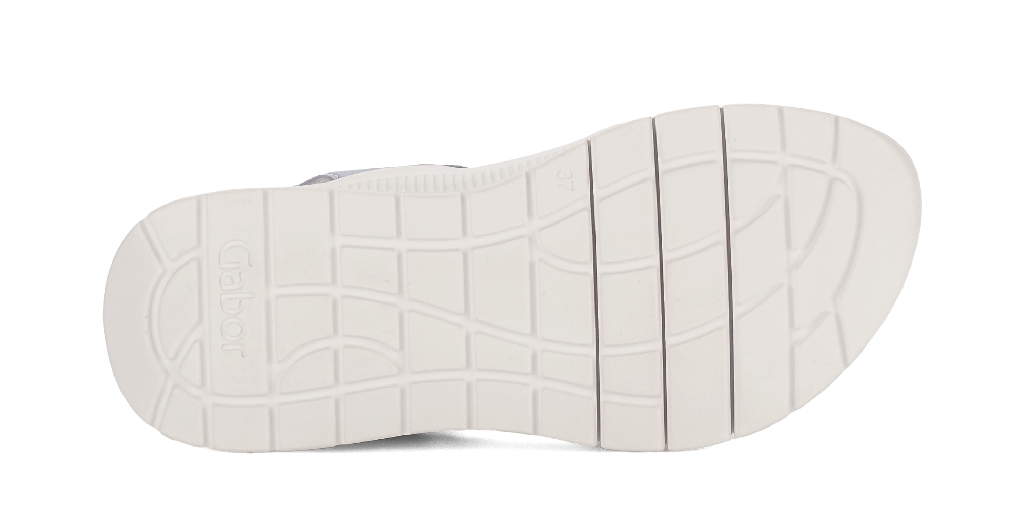Gabor Sandale à lanières  plateforme, sandalette avec surpiqûres décoratives et rivet