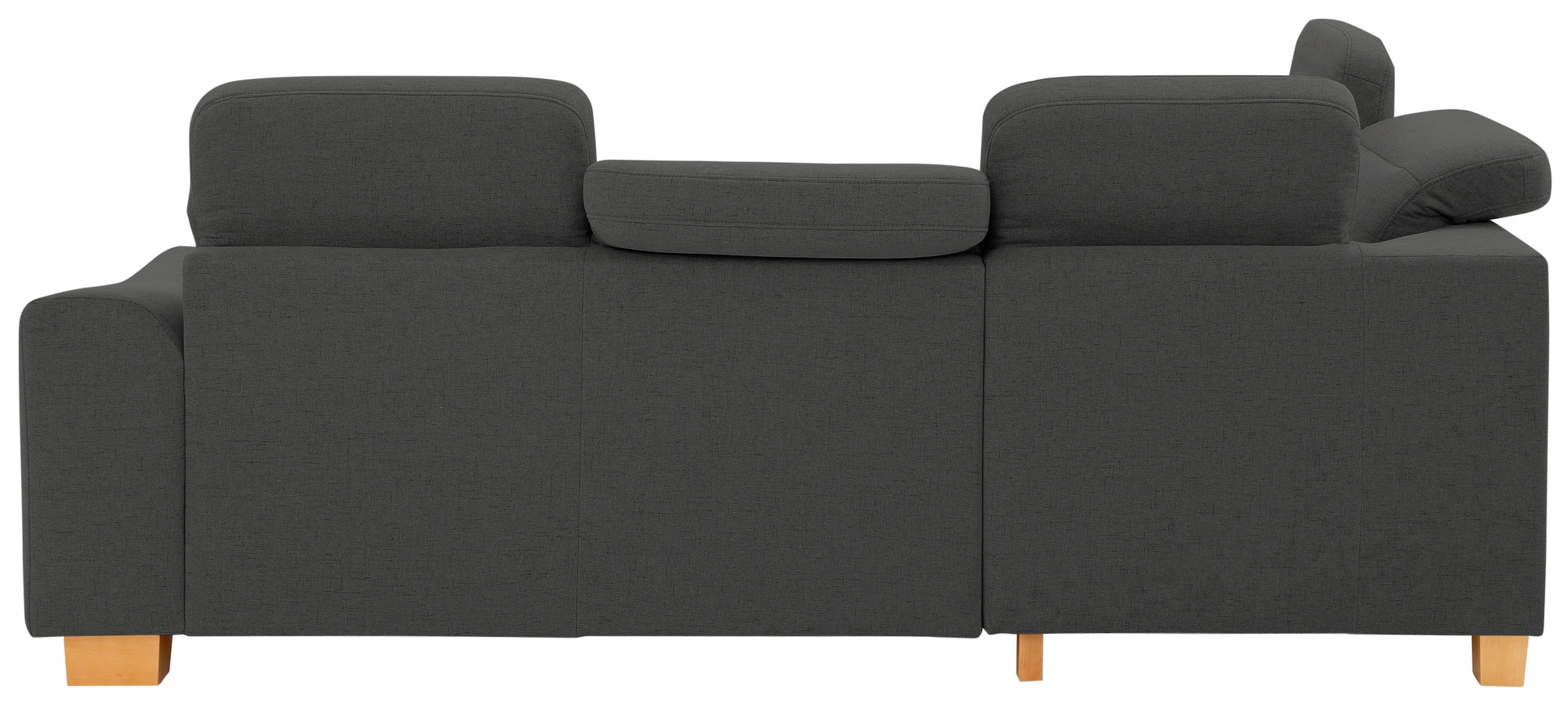 Home affaire Canapé d'angle »Dundee L-Form« wahlweise mit Kopfteilverstellung und zusätzlich mit Bettfunktion