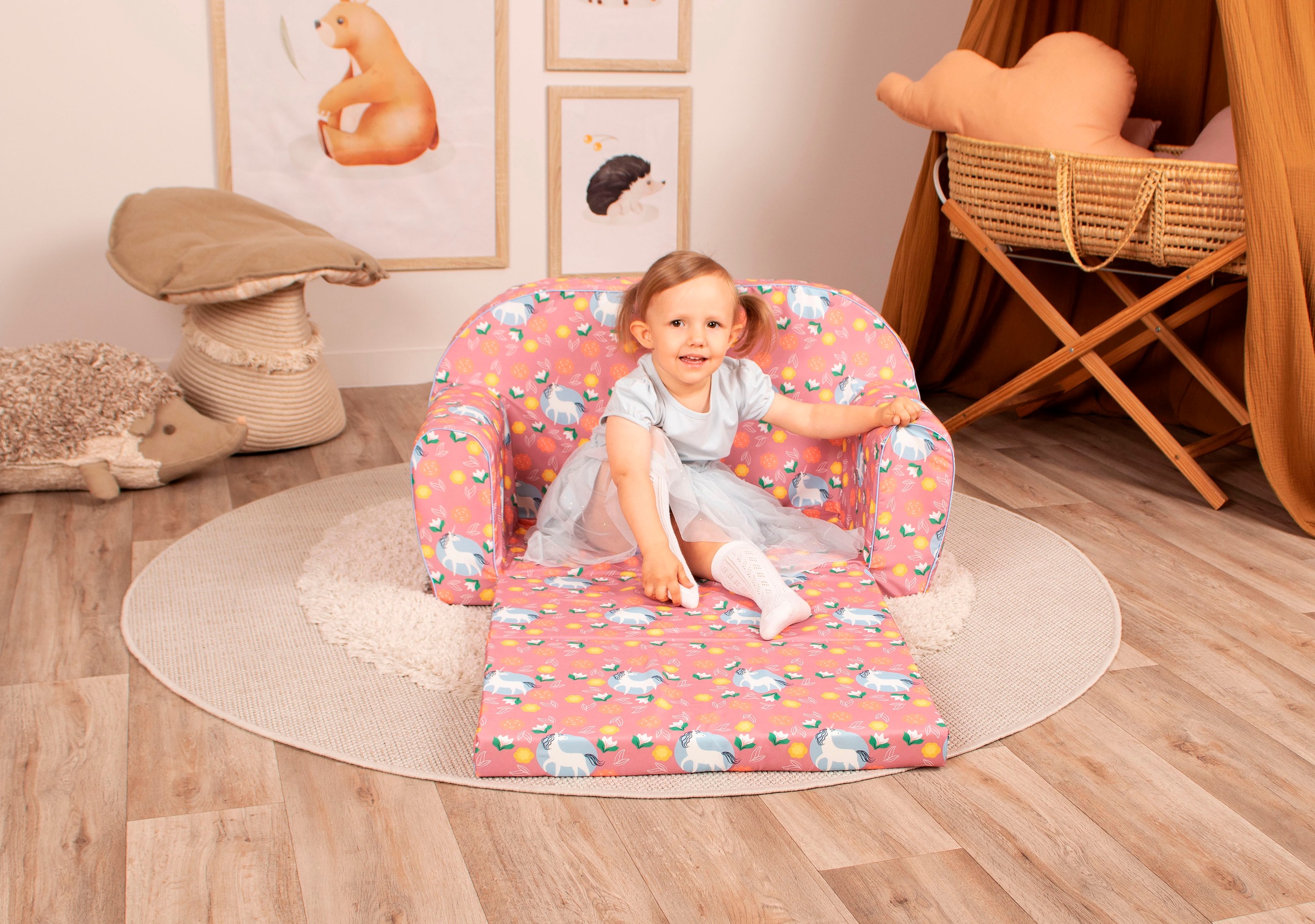 Knorrtoys® Canapé »Einhorn pink« für Kinder; Made in Europe
