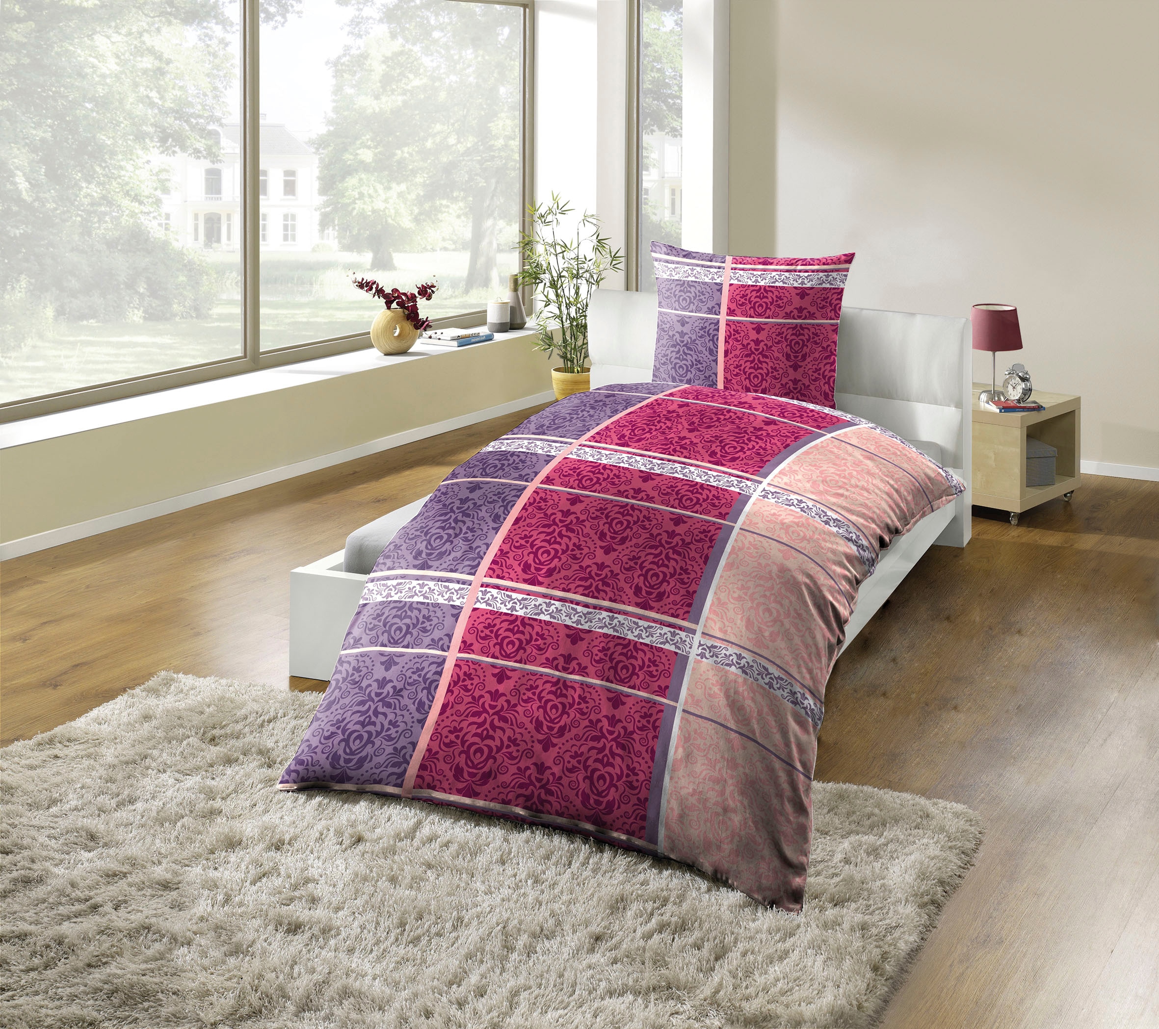 KiNZLER Linge de lit »Mikrofaser Fleece« 2 cuis particulièrement doux, différents designs