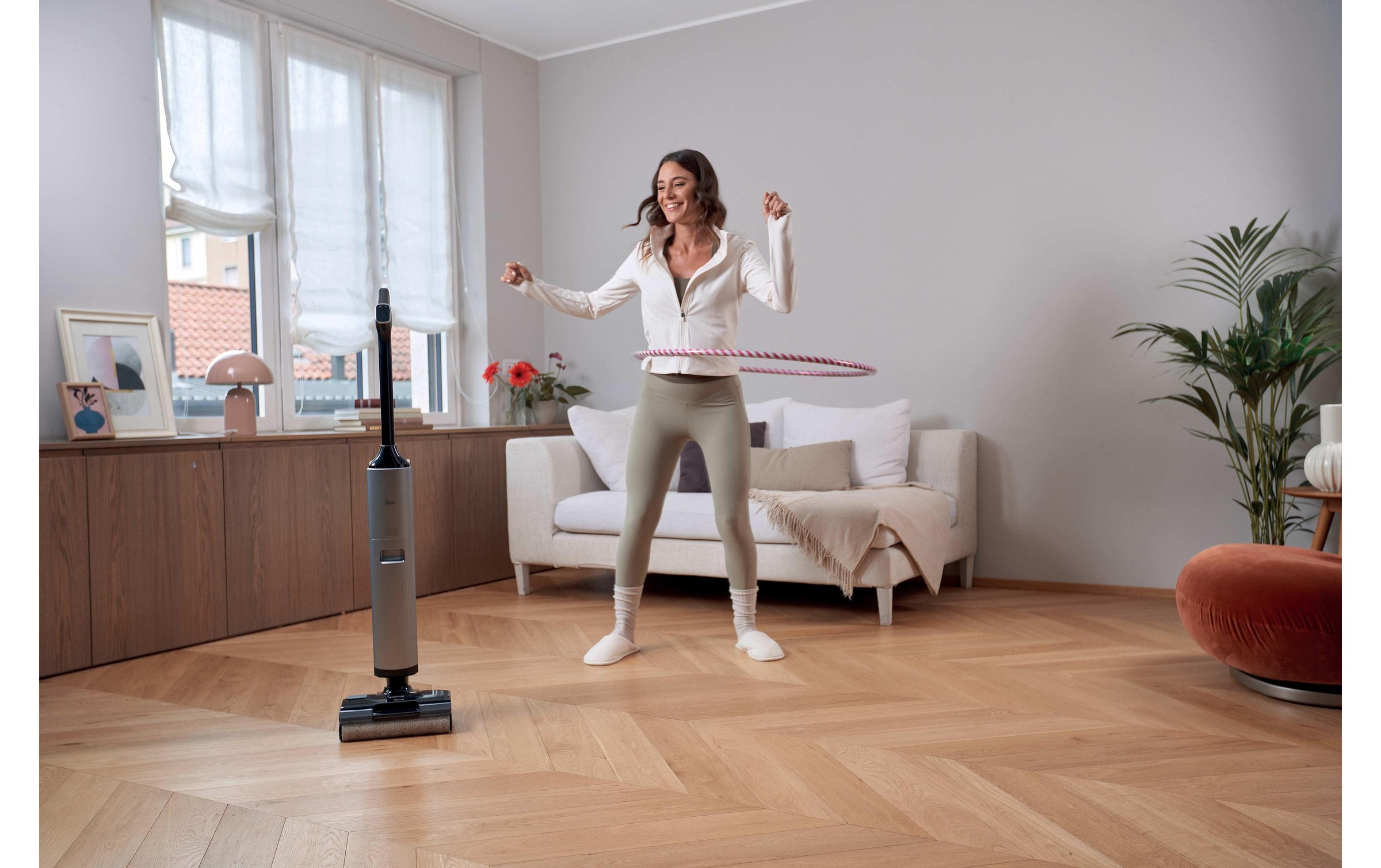 Hoover Nass-Trocken-Akkusauger »HW6 Ultra Clean HW600 11« Nass- und Trockensauger mit 20.000 Pa Saugkraft und LED-Display