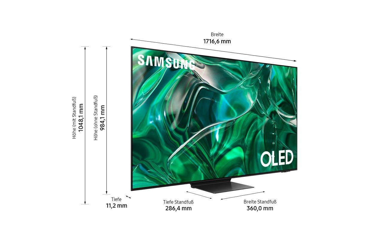 Samsung Téléviseur LED »QE77S95C ATXZU« 193 cm/77 ″ Télévision intelligente