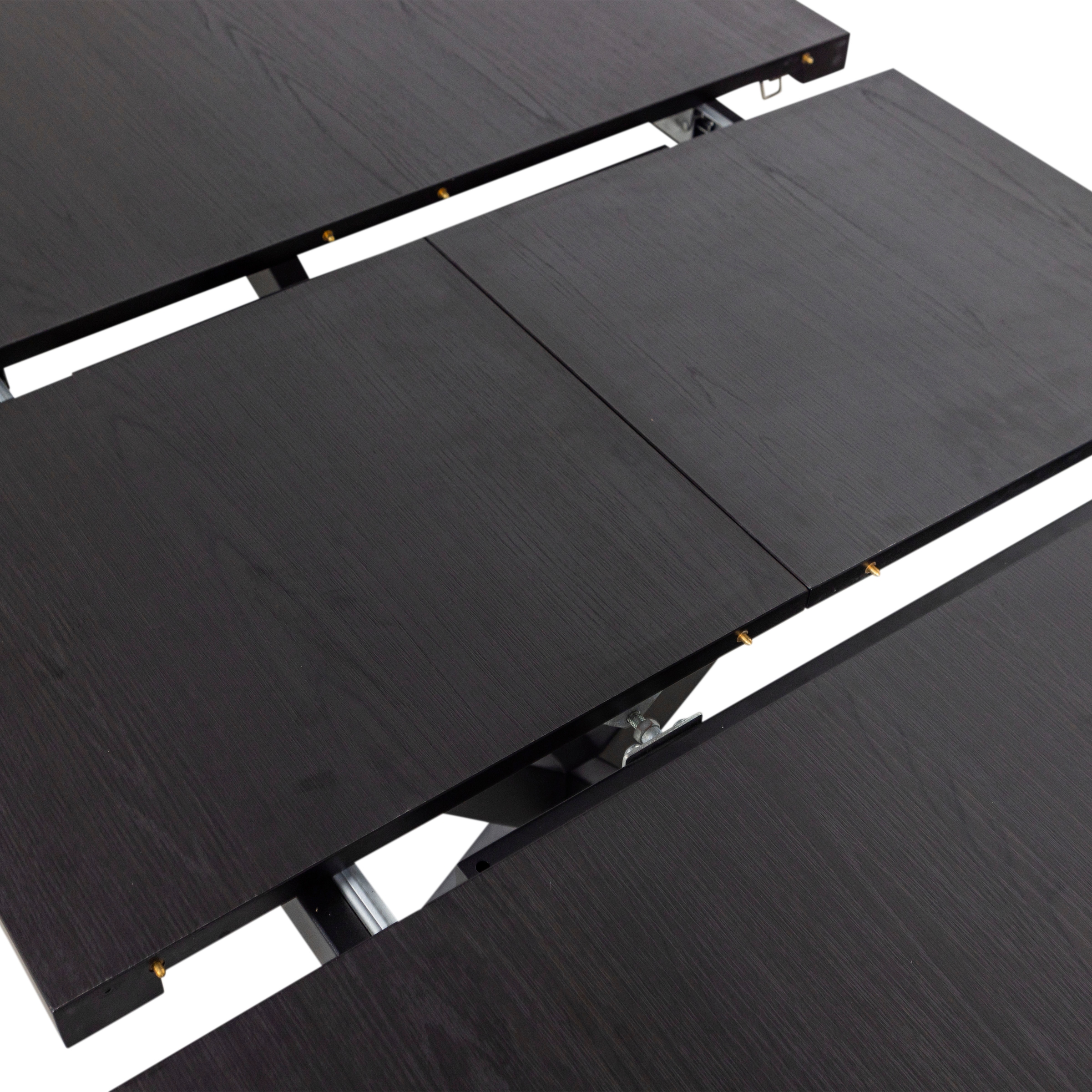 WOOOD Table de salle à manger »Arros MDF Lackiert Ausziehbar, B 220 x T 90 x H 75 cm« Forme ovale, capacité de charge partie centrale 100 kg, grain visible