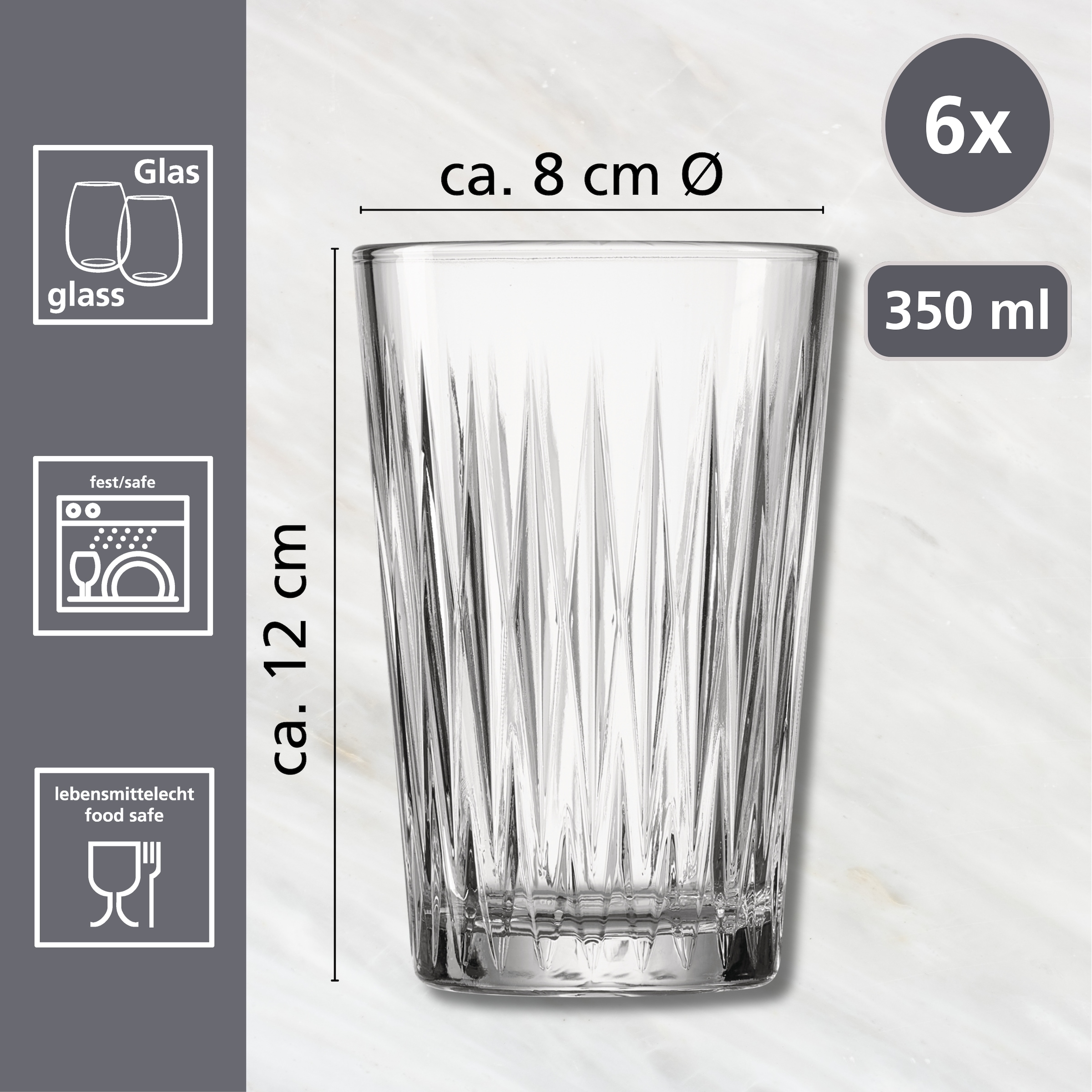 Ritzenhoff & Breker Set de verres »Nobel« je 350 ml