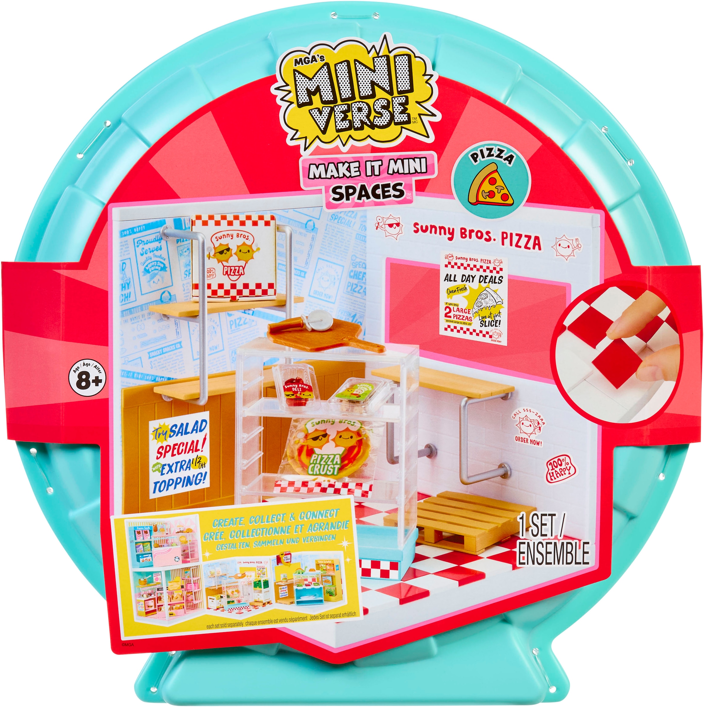 MGA ENTERTAINMENT Kreativset »MGA's Miniverse - Spaces Starter Pack- Pizza«
