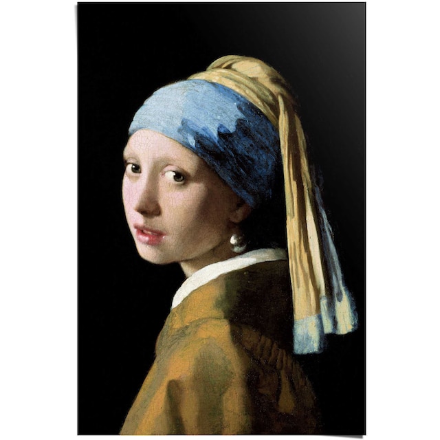 Reinders! Poster »Poster Das Mädchen mit dem Perlenohrgehänge Jan Vermeer«,  Menschen, (1 St.) maintenant