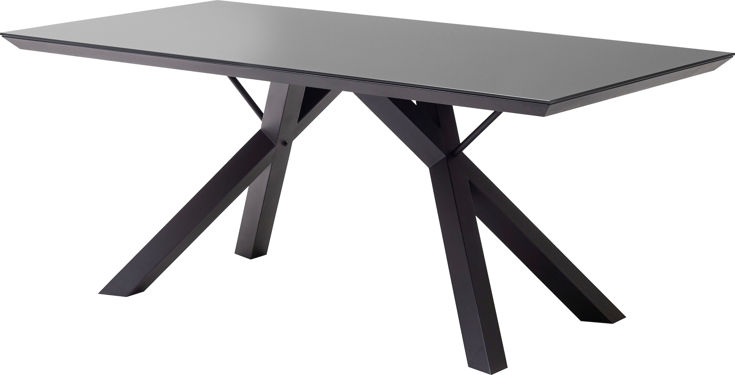 Image of MCA furniture Esstisch "Everett" Esstisch, Glastisch, OTTOs Choice, mit Glasplatte, modern, pflegeleicht, Metallgestell