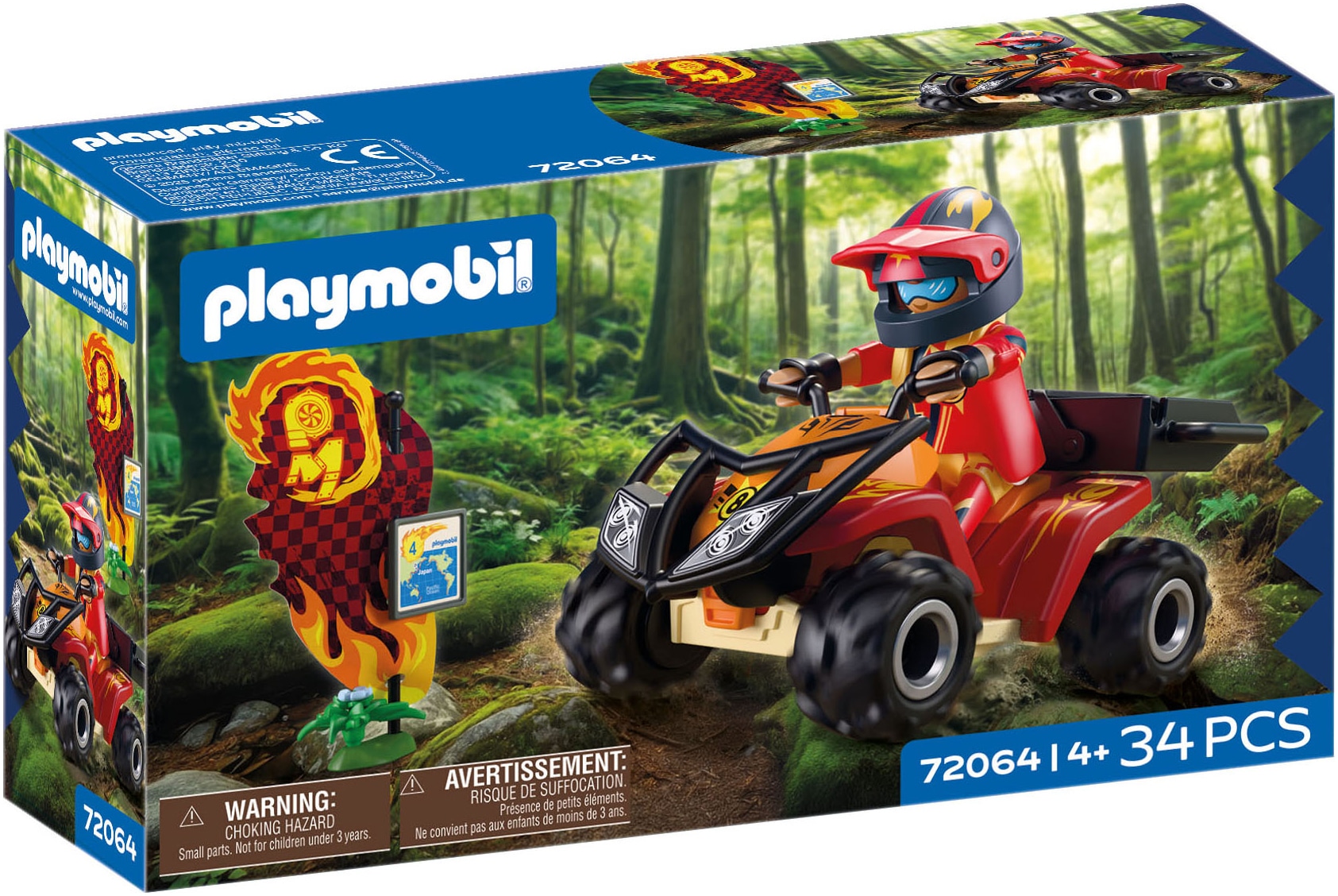 Playmobil® Konstruktions-Spielset »Offroad Quad (72064), City Action«