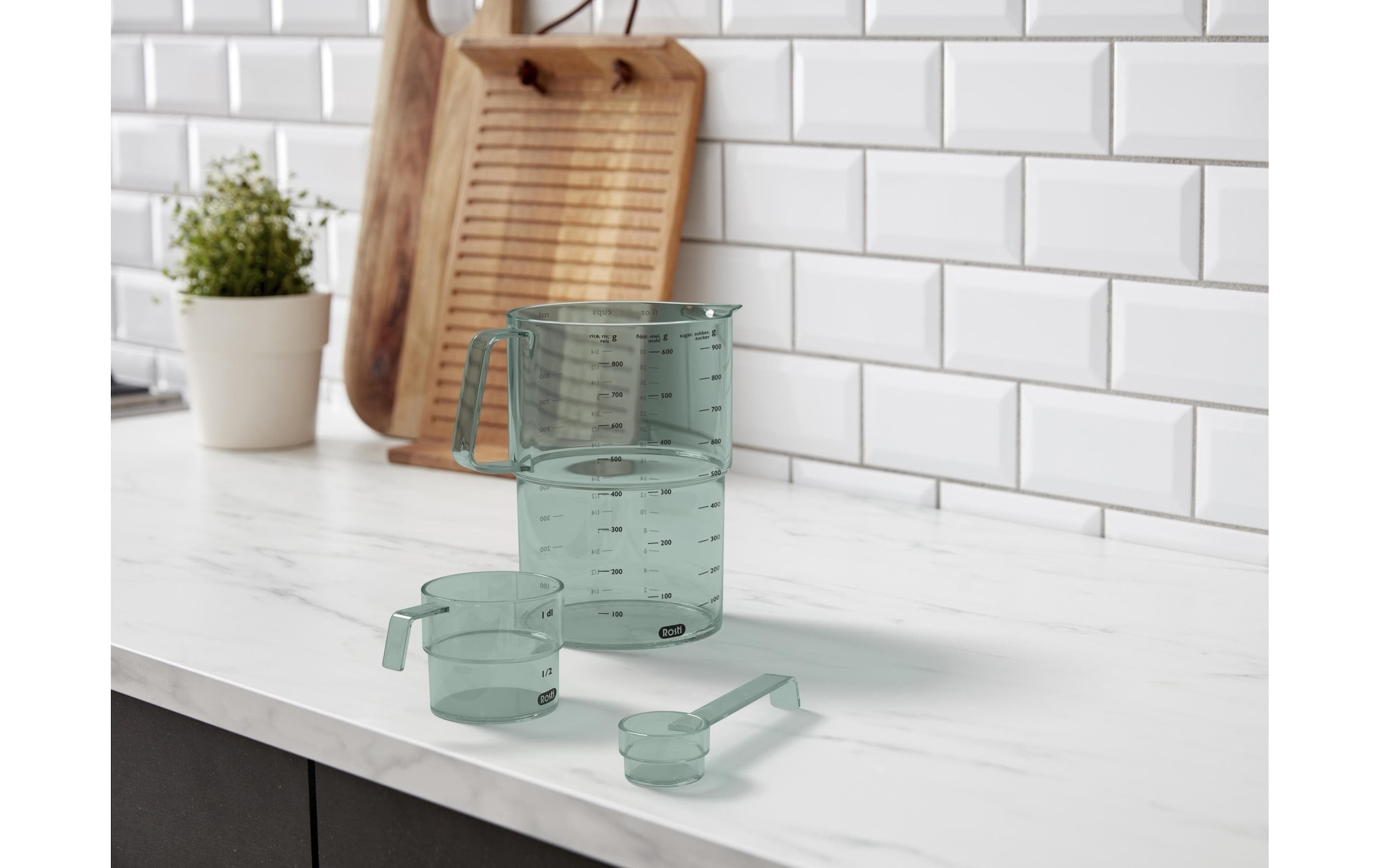 Messbecher »Rosti Mensura 11,15 dl«, Kunststoff, (3 St.)