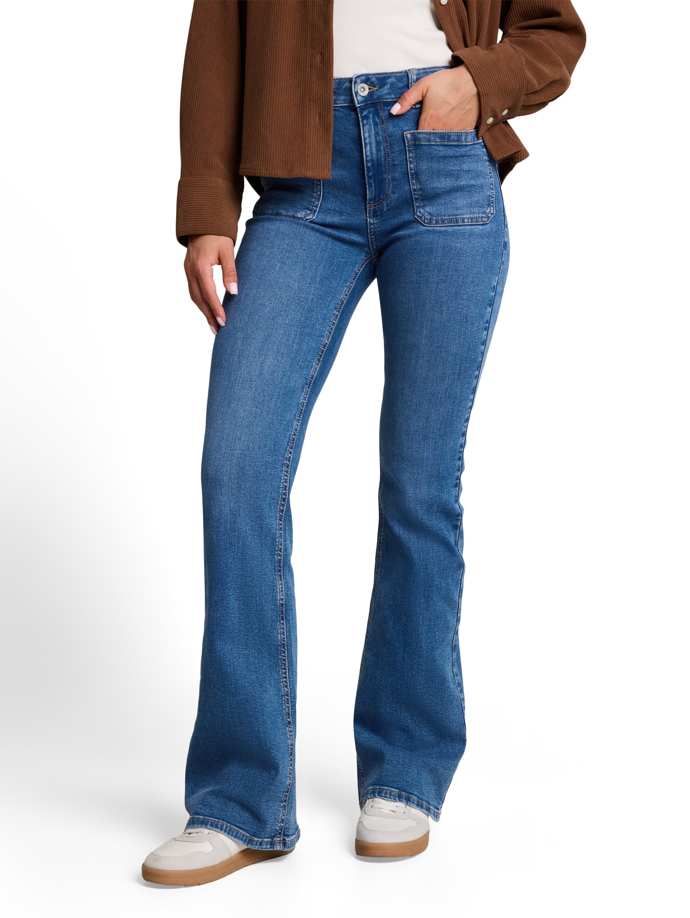 Image of TOM TAILOR Bootcut-Jeans "STELLA Bootcut" mit Stretch
