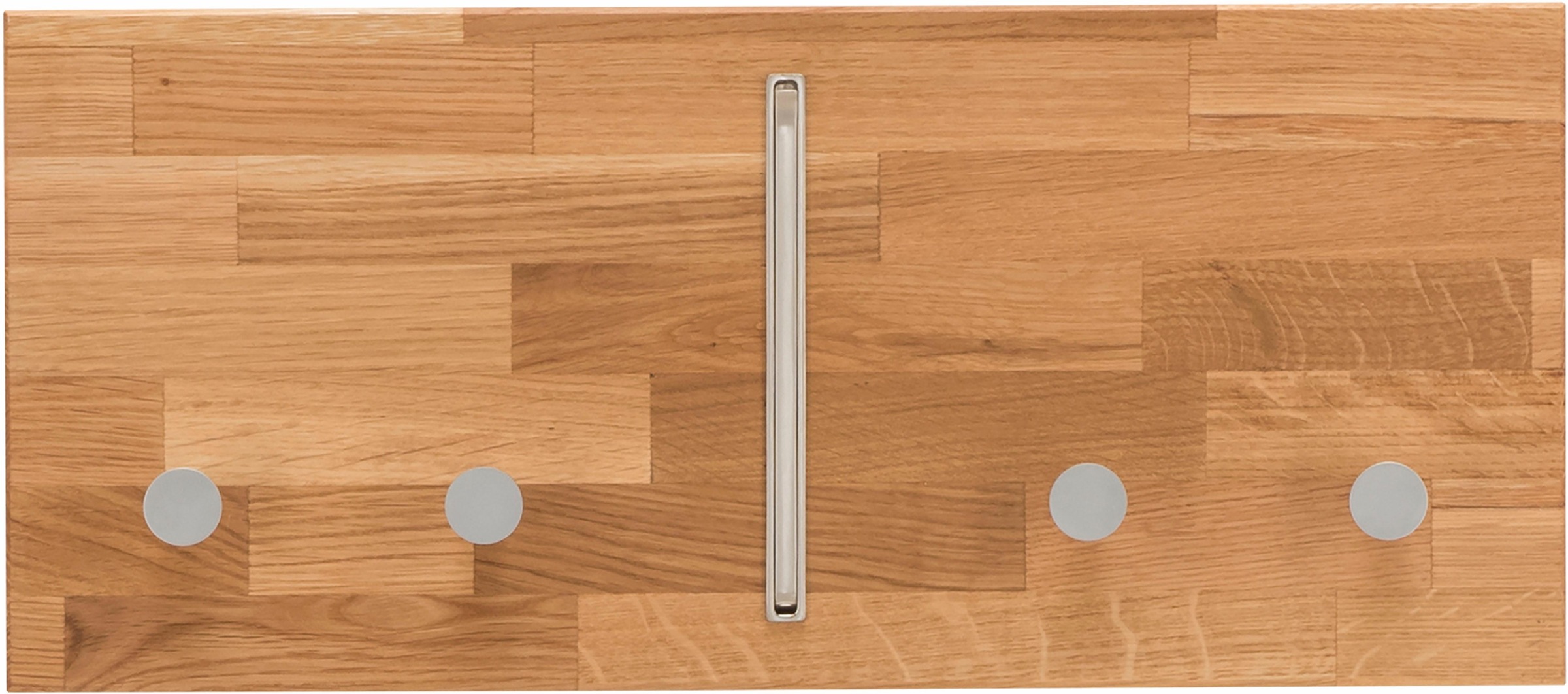 Image of Home affaire Hakenleiste »Dura«, aus schönem massivem Wildeichenholz, Breite 50 cm bei Ackermann Versand Schweiz