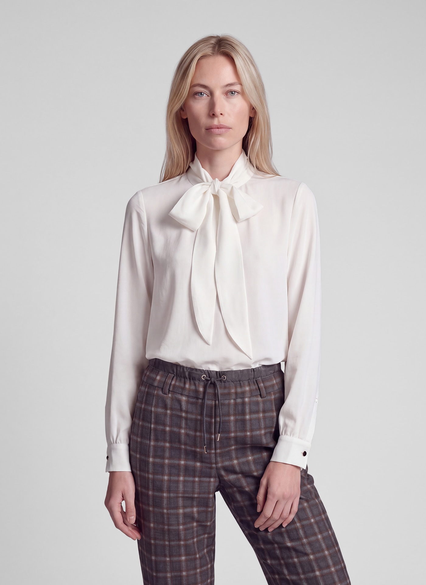 Image of Rabe Langarmbluse Viskose-Bluse mit grosser Schleife