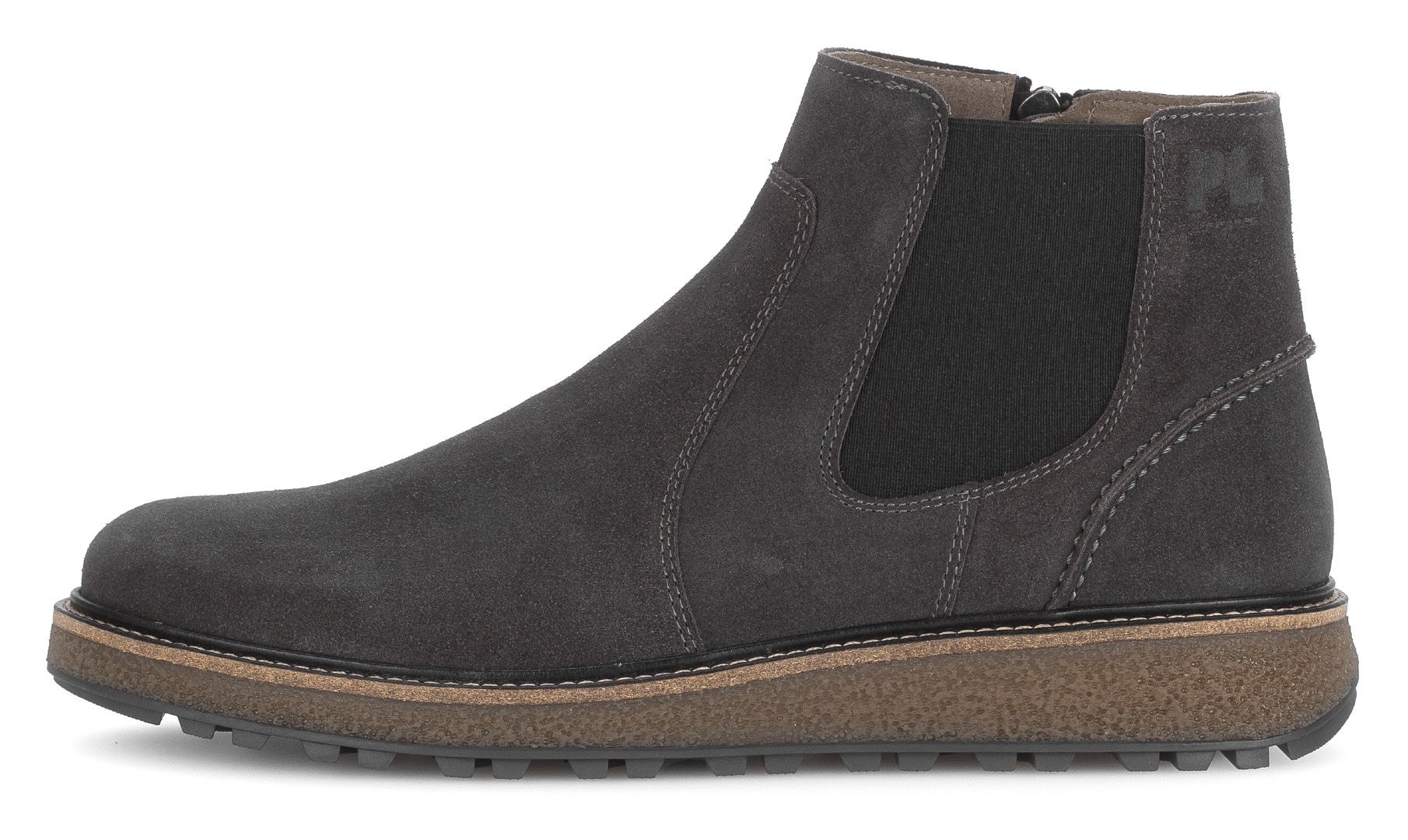 Pius Gabor Bottines chelsea  bottes d'automne avec coutures contrastantes et logo embossé