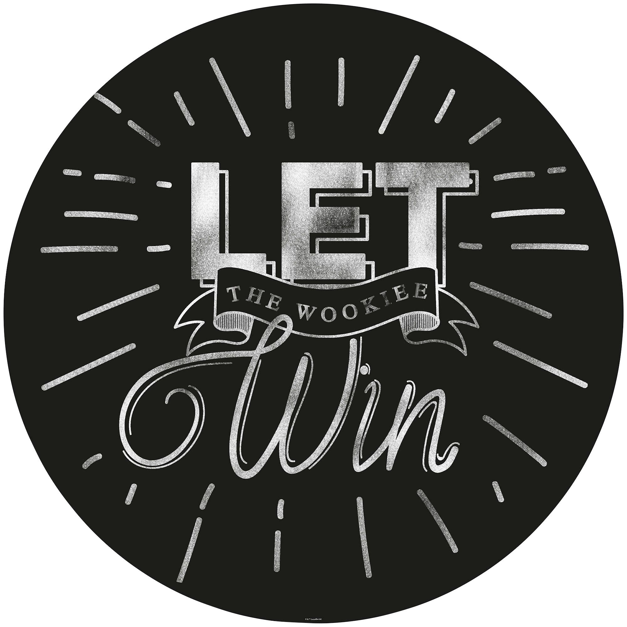 Image of Komar Fototapete »Star Wars Wookie Win«, bedruckt-Comic-Retro-mehrfarbig, BxH: 128x128 cm, selbstklebend bei Ackermann Versand Schweiz