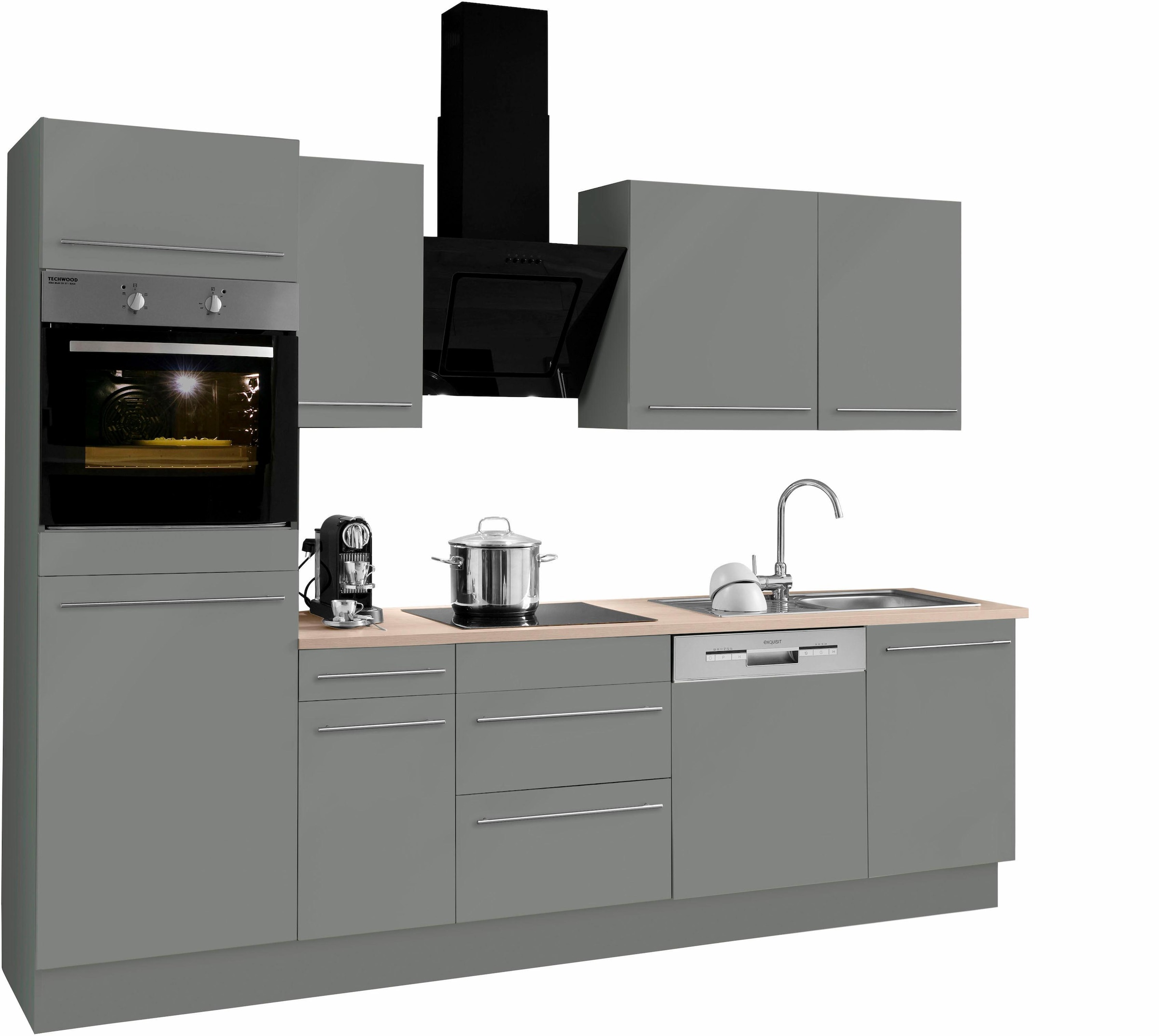 Küchenzeile »Bern«, Breite 270 cm, wahlweise mit E-Geräten